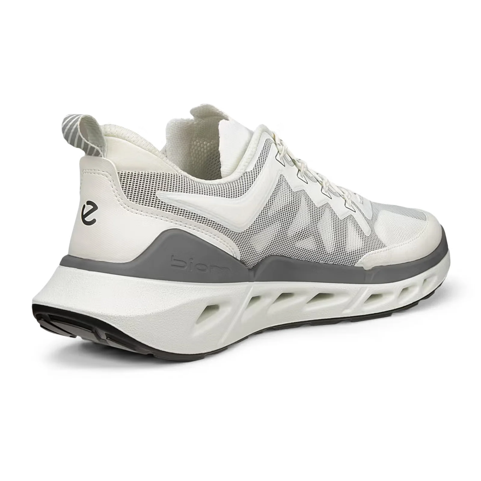 ECCO Biom 720 M Low BREATHRU Sneaker (Men) - White/White/Black/White - Image 3