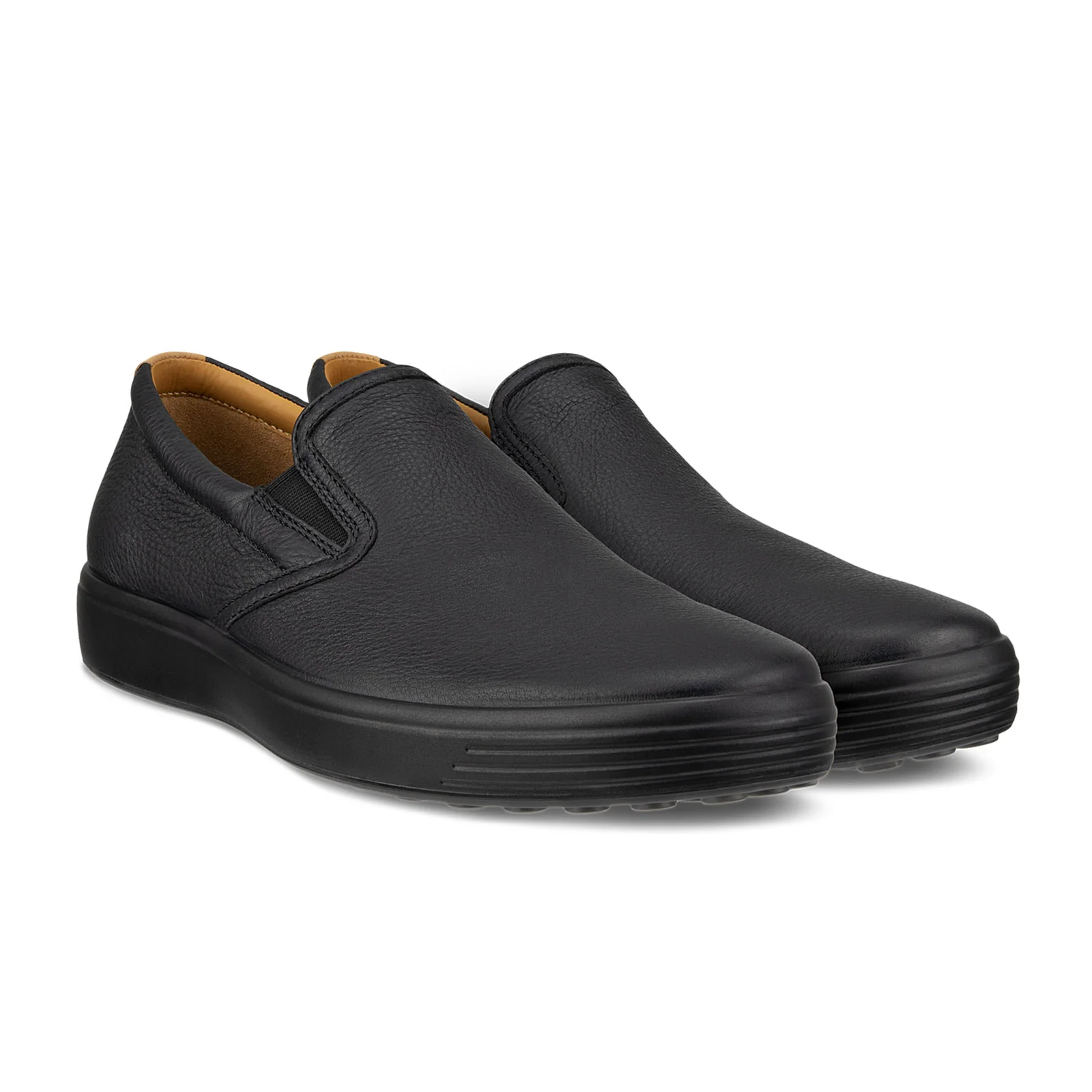 ECCO Soft 7 Slip On 2.0 (Men) - Black/Lion - Image 2