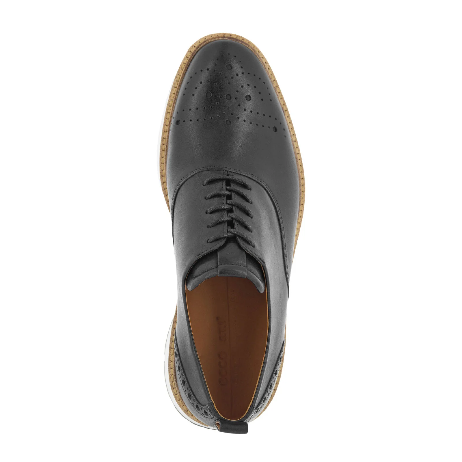 ECCO St 1 Hybrid Derby Wingtip Oxford (Men) - Black - Image 3