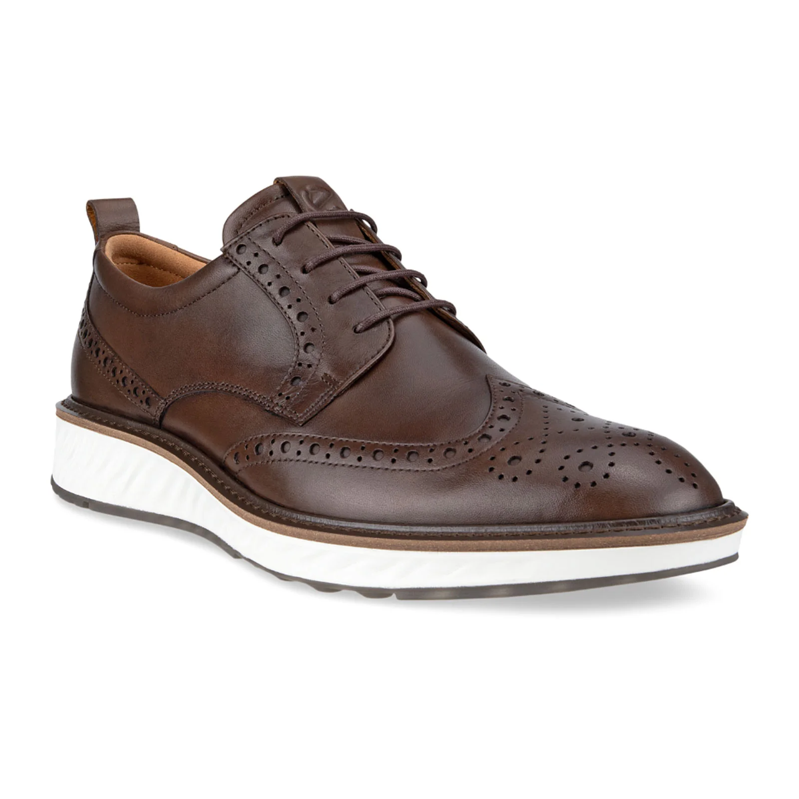 ECCO St 1 Hybrid Derby Wingtip Oxford (Men) - Cocoa Brown - Image 2