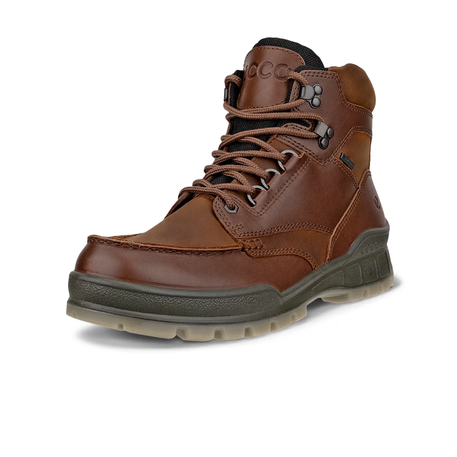 ECCO Track 25 Mid GTX Hiking Shoe (Men) - Bison/Bison - Image 2