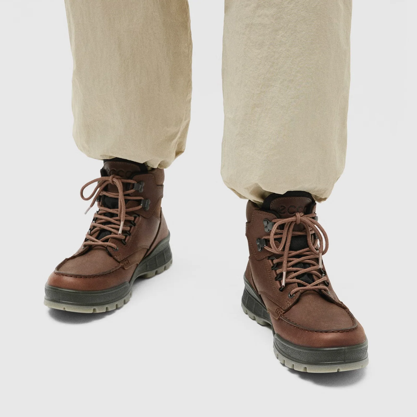 ECCO Track 25 Mid GTX Hiking Shoe (Men) - Bison/Bison - Image 7