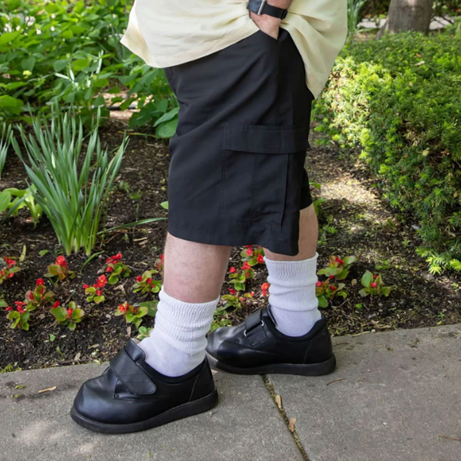 Extrawide Beyond Extra Wide Bariatric Sock (Unisex) - White - Image 2