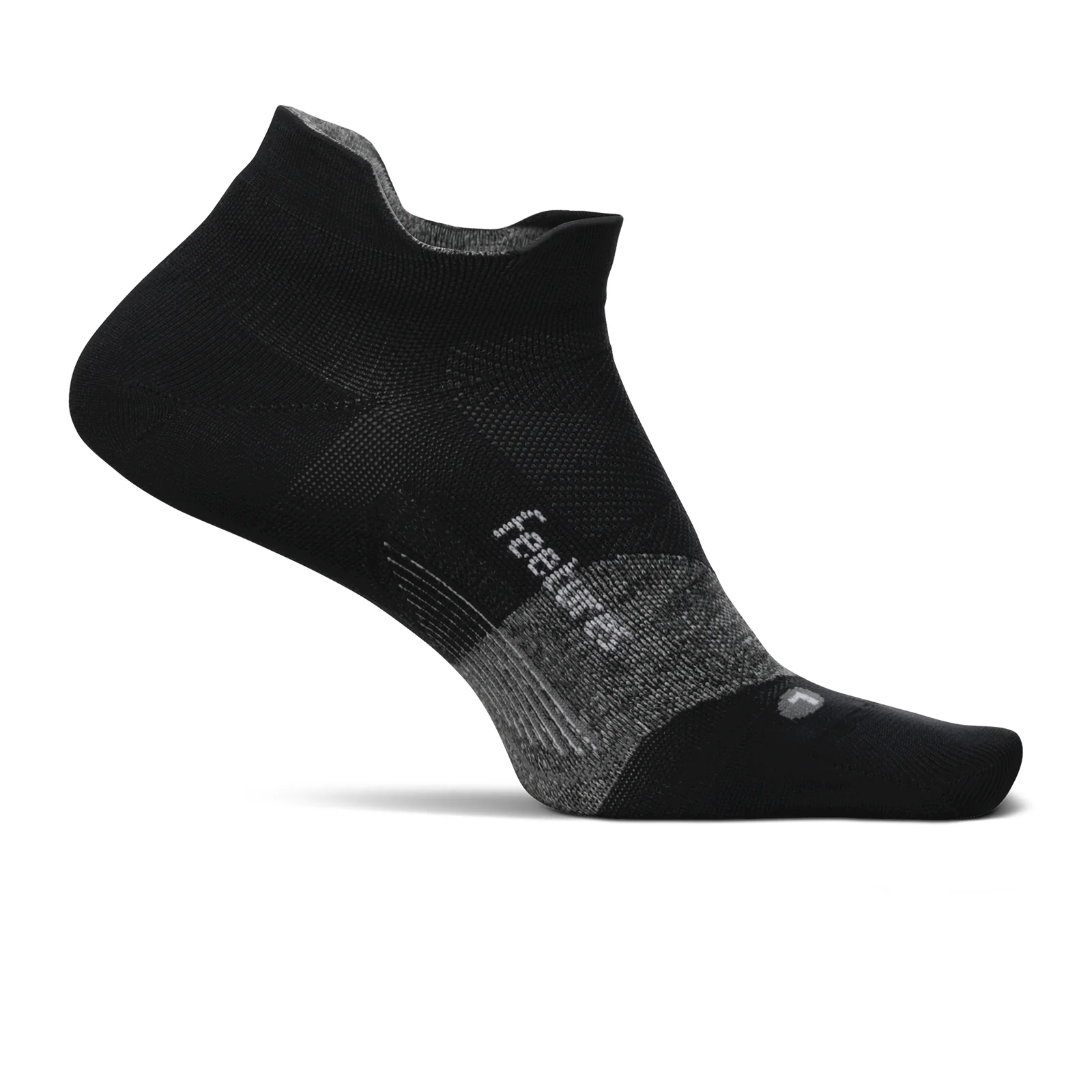 Feetures Elite Ultra Light No Show Tab Sock (Unisex) - Black