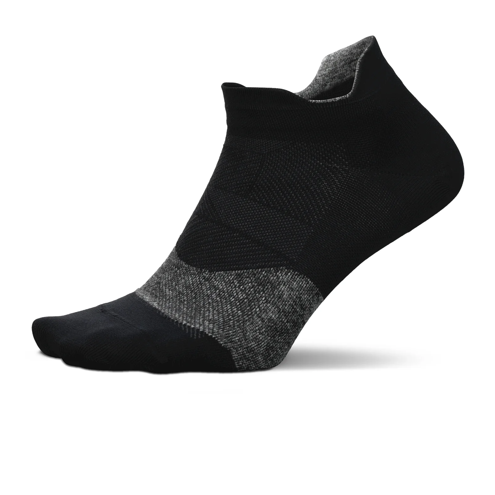 Feetures Elite Ultra Light No Show Tab Sock (Unisex) - Black - Image 2