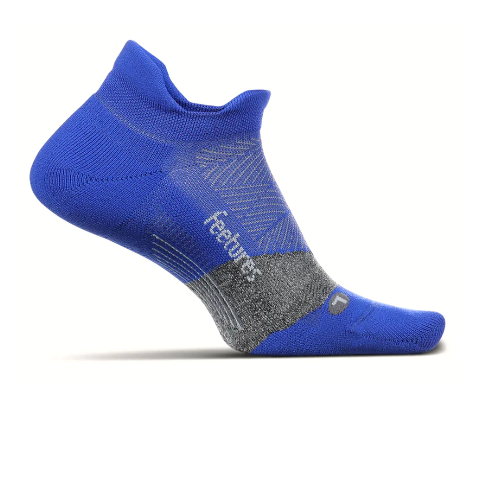 Feetures Elite Max Cushion No Show Tab Sock (Unisex) - Boost Blue