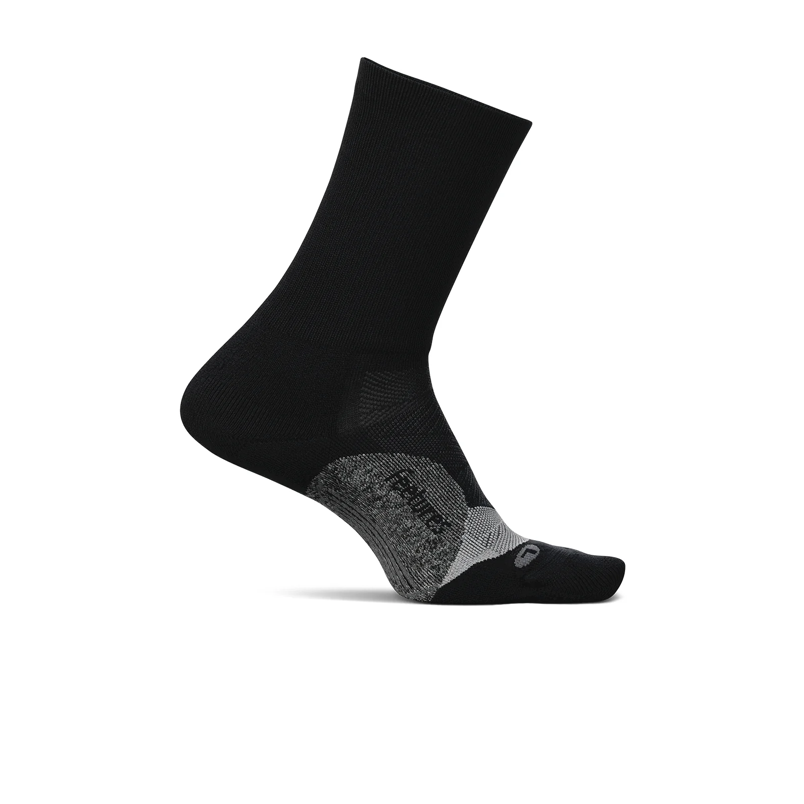 Feetures Elite Light Cushion Crew Sock (Unisex) - Black