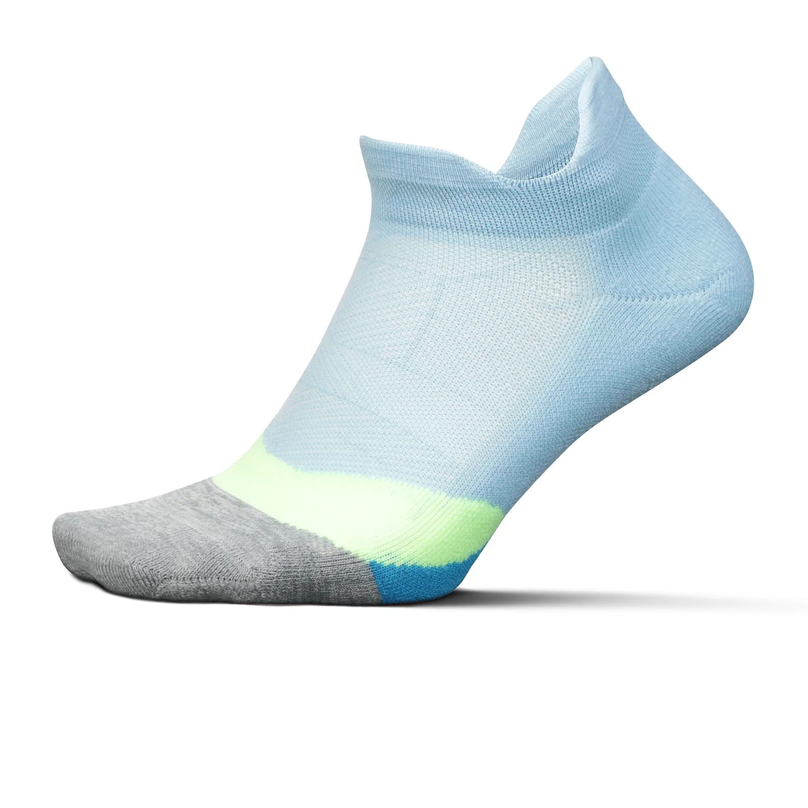 Feetures Elite Light Cushion No Show Tab Sock (Unisex) - Blue Crystal - Image 2