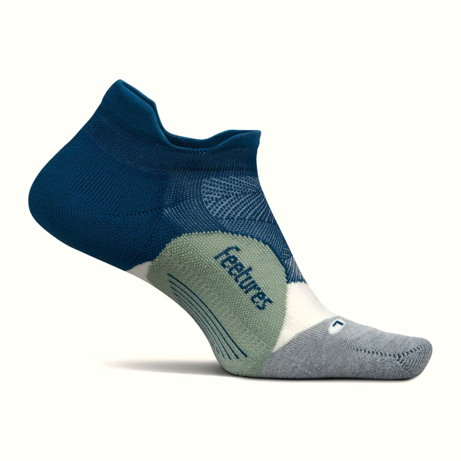 Feetures Elite Light Cushion No Show Tab Sock (Unisex) - Midnight Woods - Image 3