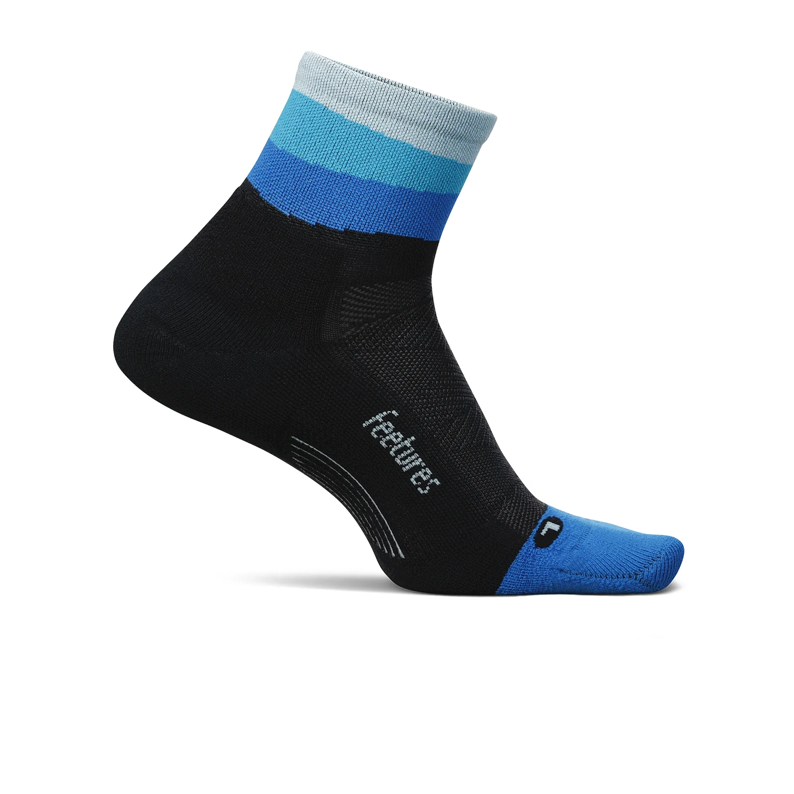 Feetures Elite Light Cushion Quarter Sock (Unisex) - Solar Ascent