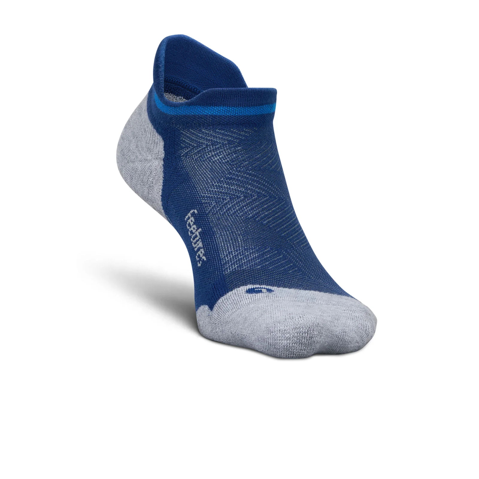 Feetures Elite Max Cushion No Show Tab Sock (Unisex) - Navy Mist - Image 4