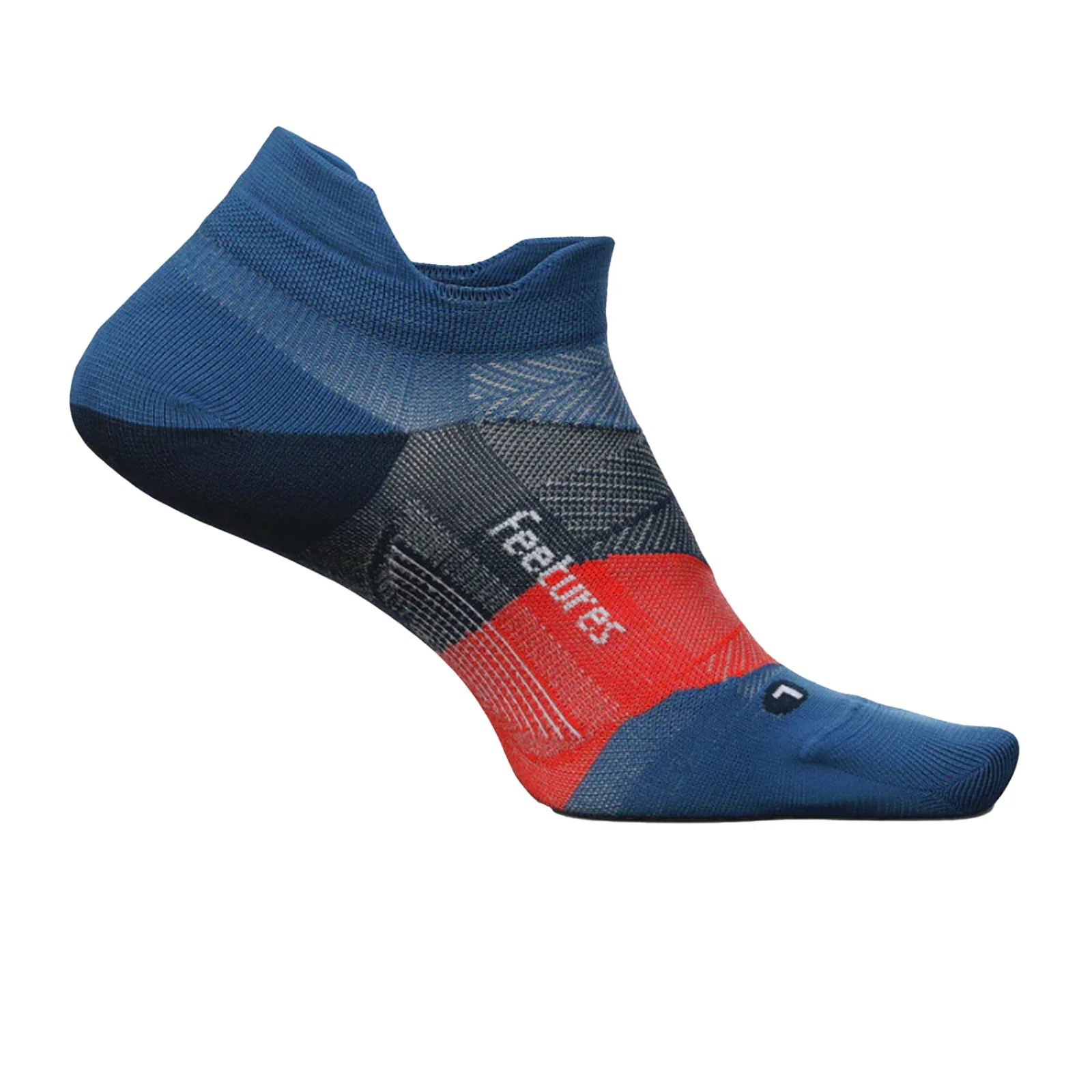 Feetures Elite Ultra Light No Show Tab Sock (Unisex) - Atmospheric Blue