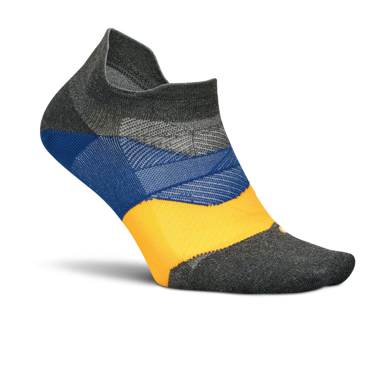 Feetures Elite Ultra Light No Show Tab Sock (Unisex) - Iron Seal - Image 3