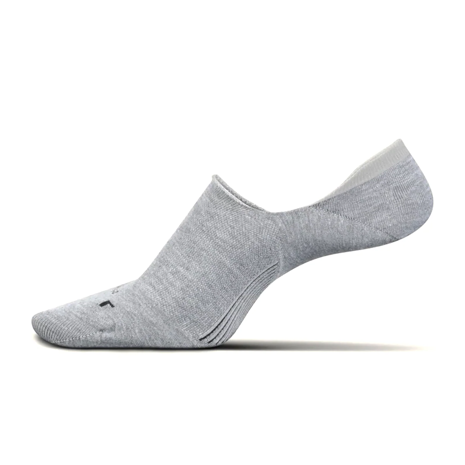 Feetures Ultra Light Invisible No Show Compression Sock (Women) - Light Gray - Image 2