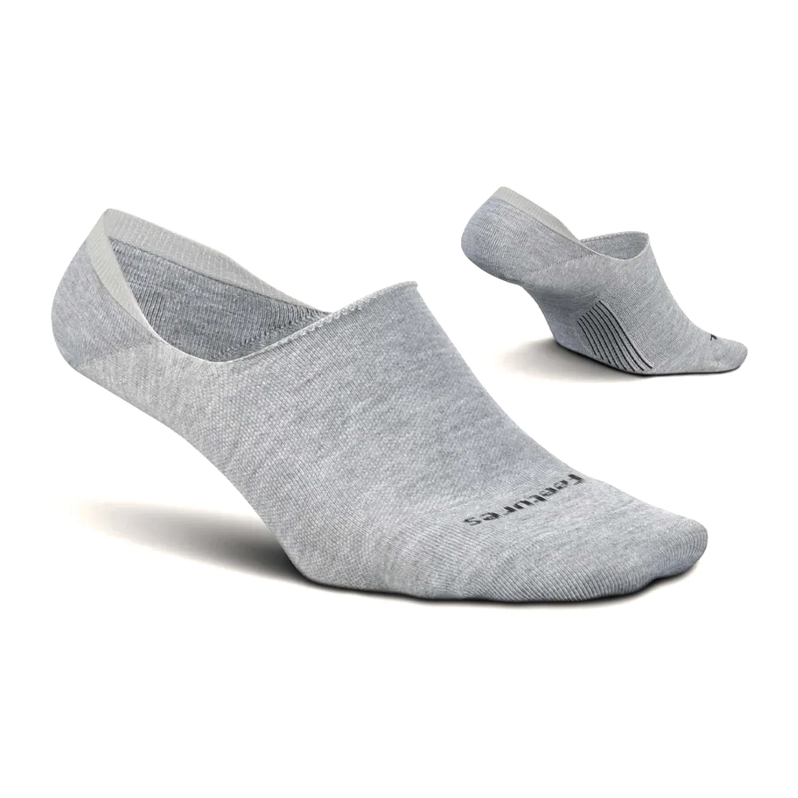 Feetures Ultra Light Invisible No Show Compression Sock (Women) - Light Gray - Image 3