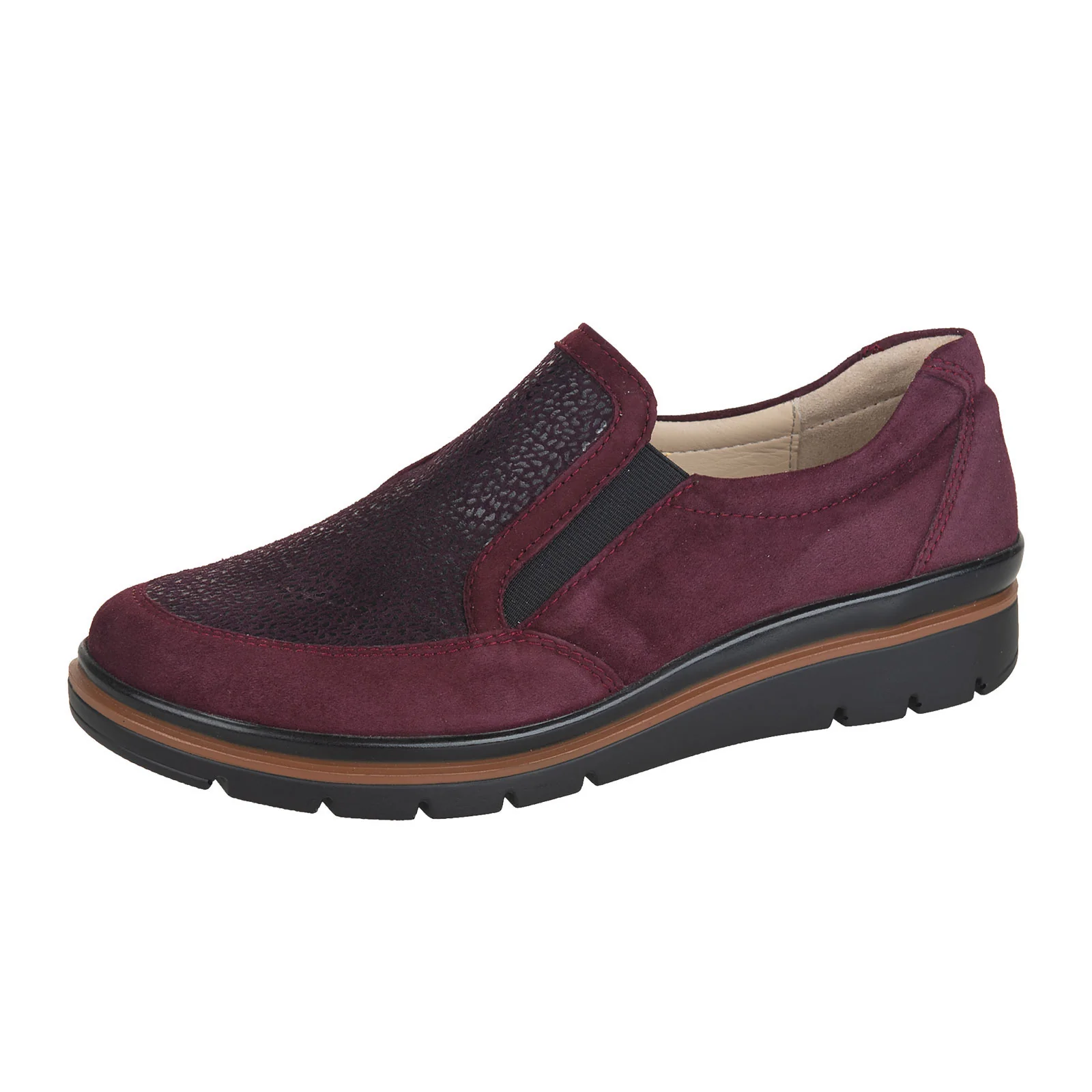 Fidelio Namir Slip On (Women) - Vino Nubuck - Image 2