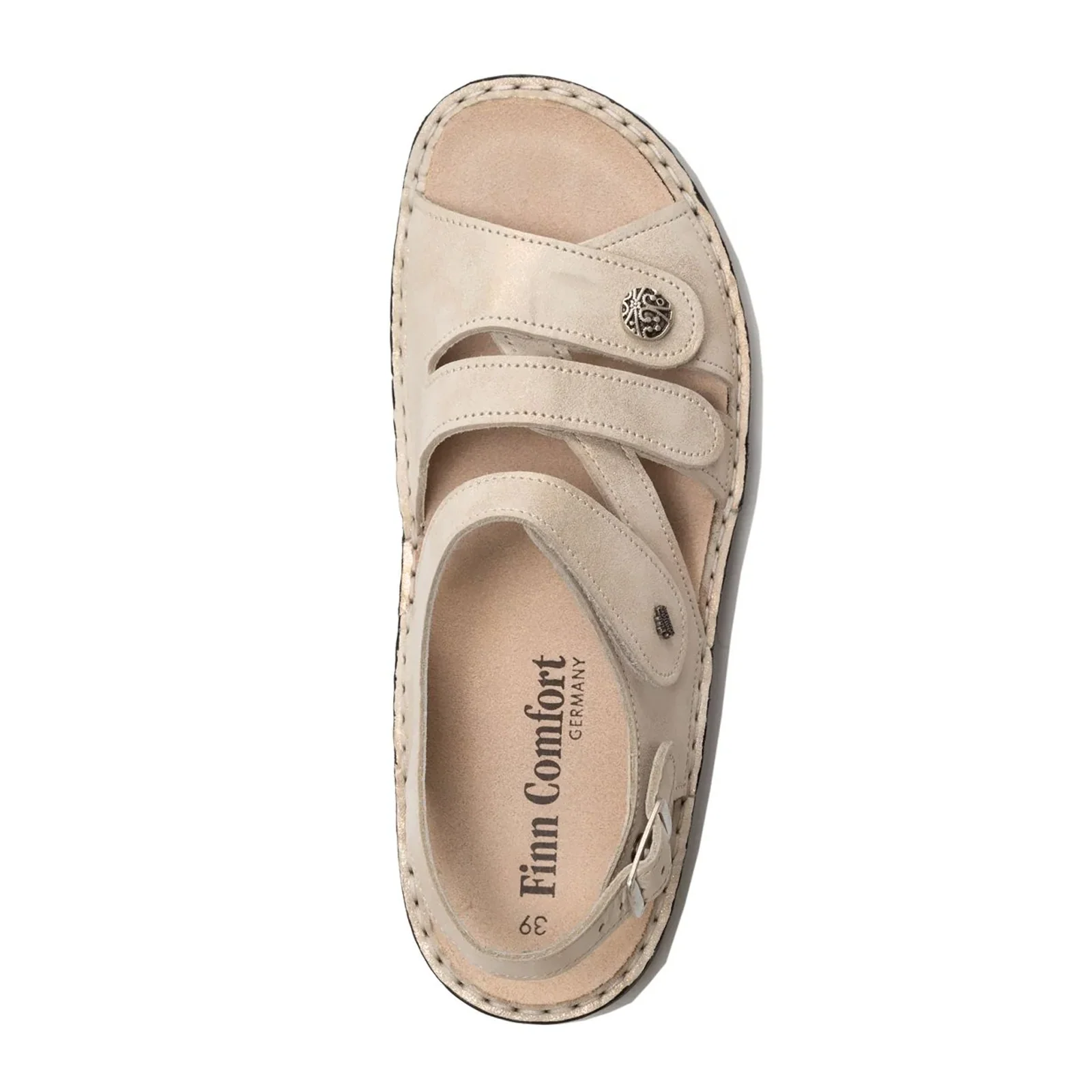 Finn Comfort Gomera-S Backstrap Sandal (Women) - Champagne Nuvola - Image 3