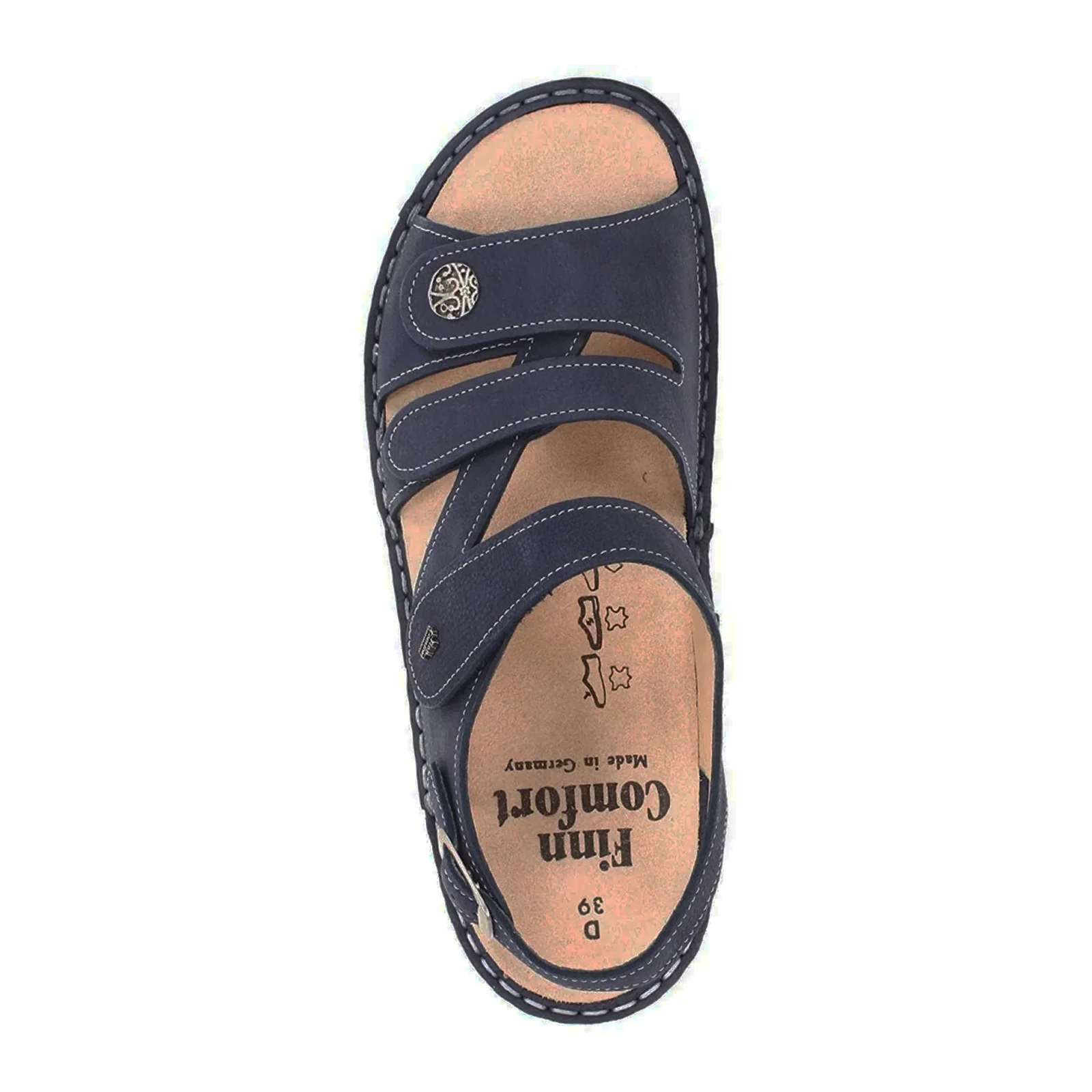 Finn Comfort Gomera-S Backstrap Sandal (Women) - Lake Nubuk Vienna - Image 3