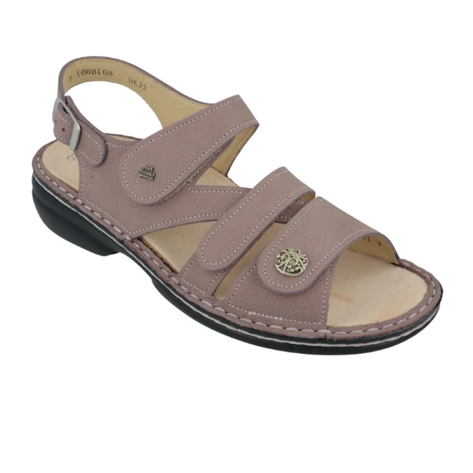 Finn Comfort Gomera-S Backstrap Sandal (Women) - Rose Nubuck