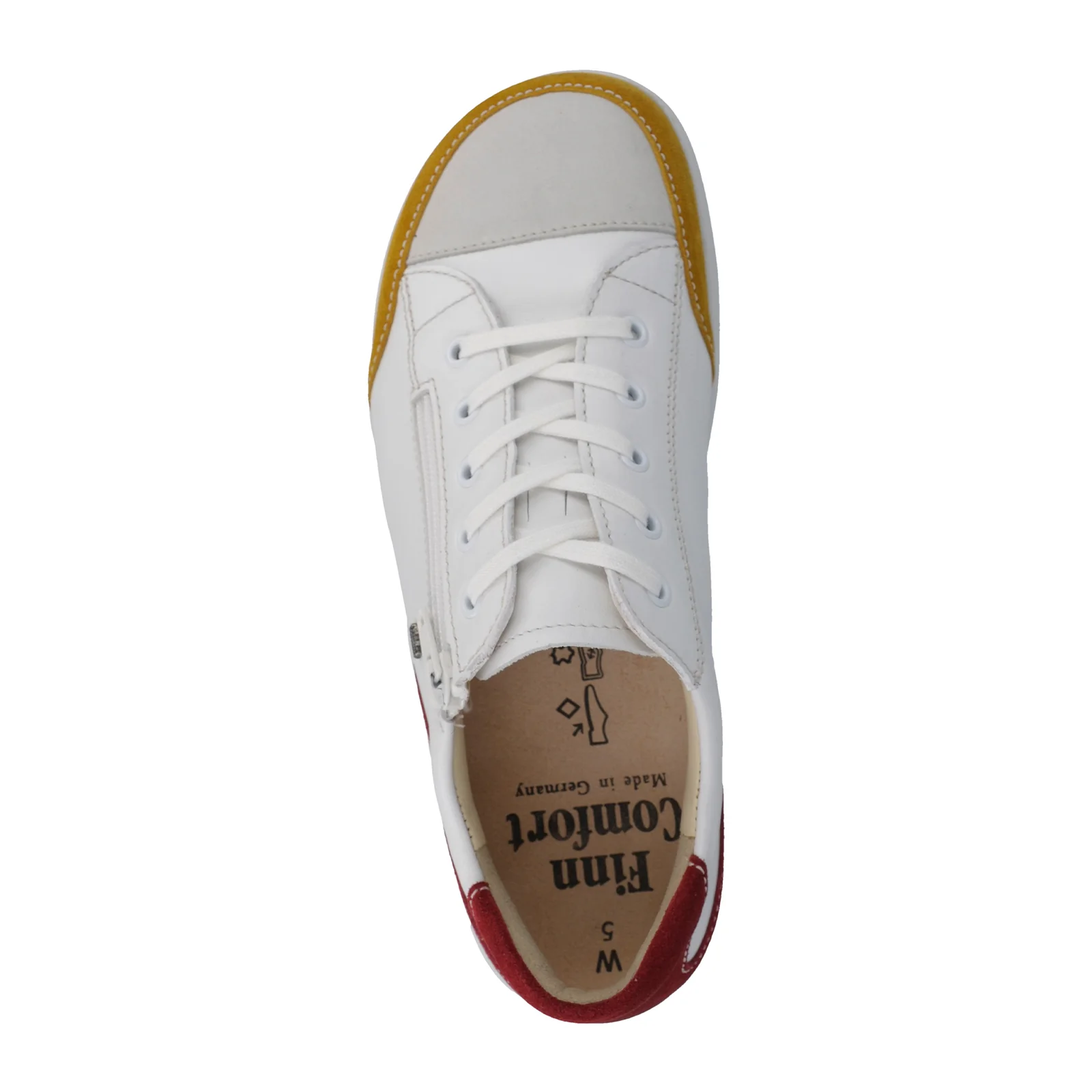 Finn Comfort Hachiouji Sneaker (Women) - Curry/Bianco/Weiss - Image 3