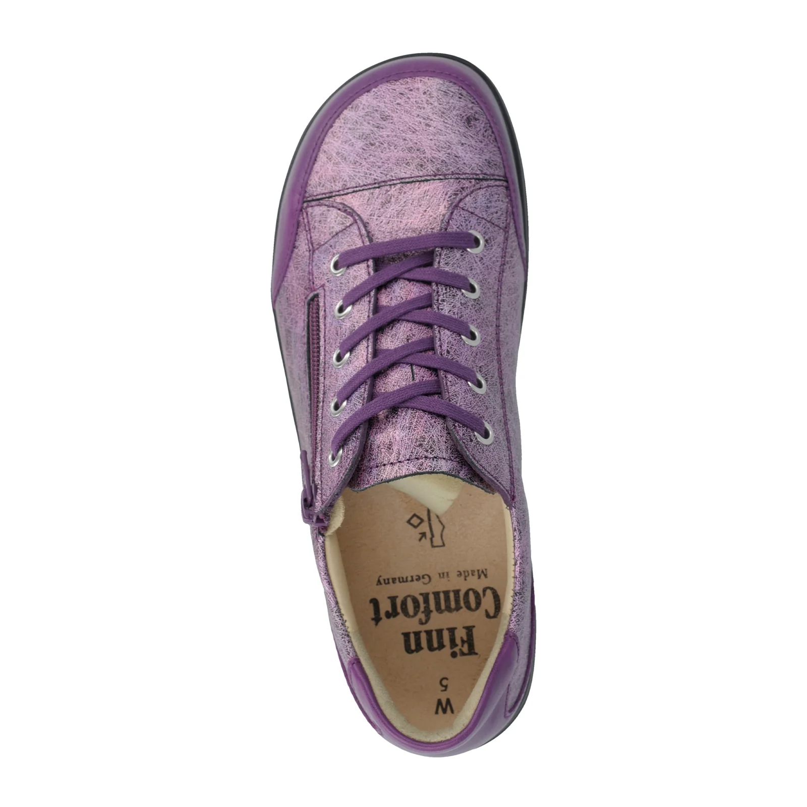 Finn Comfort Hachiouji Sneaker (Women) - Grape/Pink Nube/Maglia - Image 3