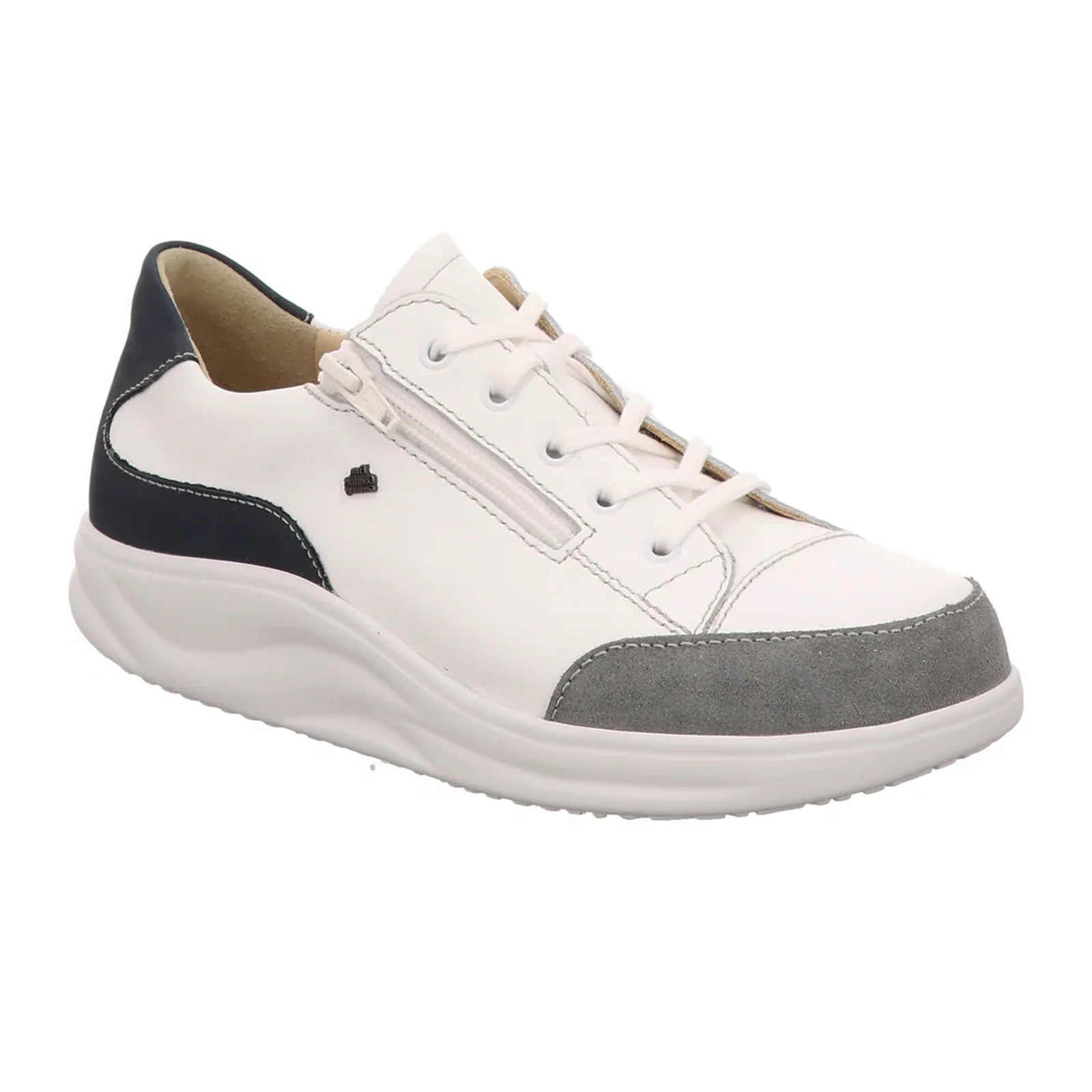 Finn Comfort Hachiouji Sneaker (Women) - Grey/White/Blue Vo - Image 2