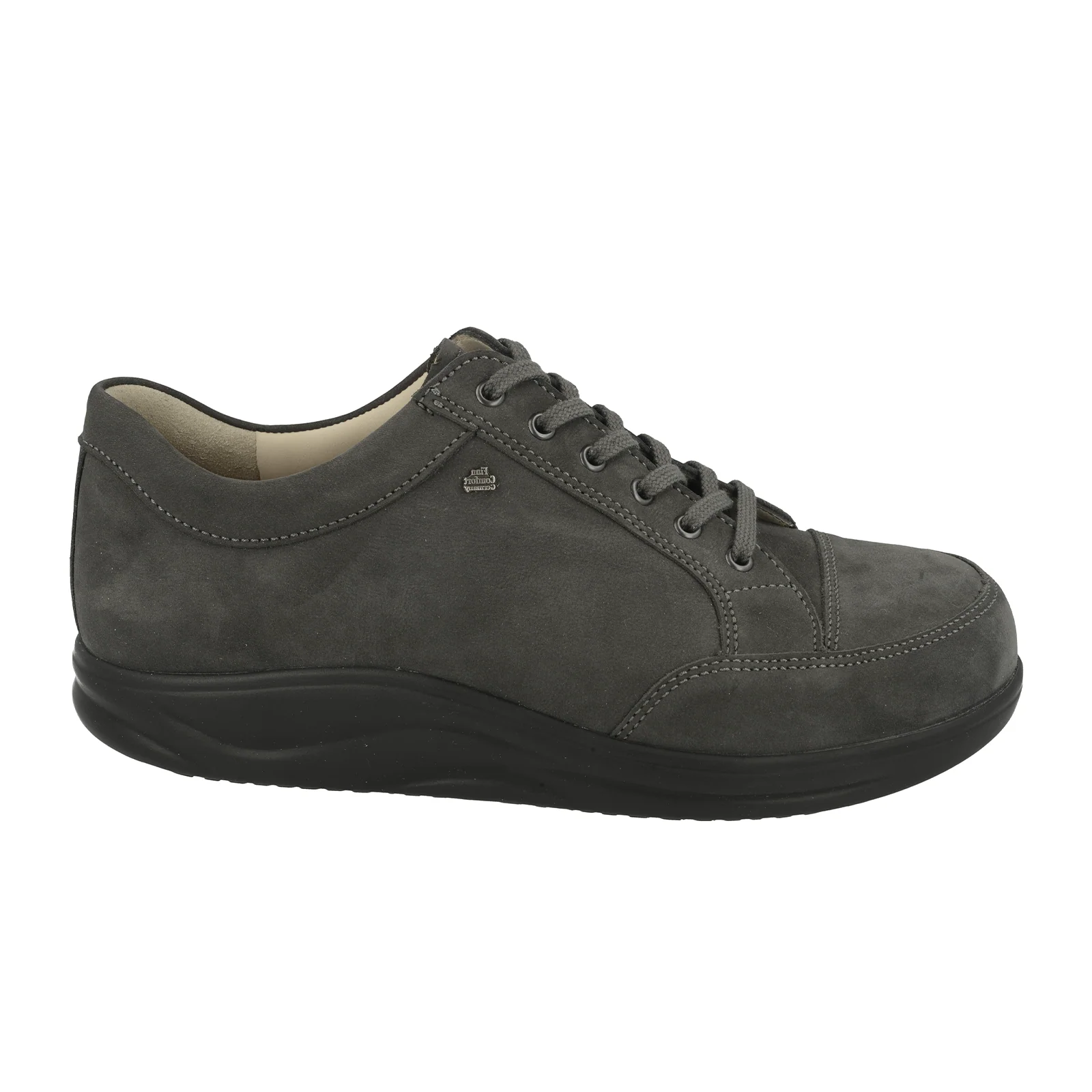 Finn Comfort Huelva Lace Up (Men) - Grey Nubuck - Image 2