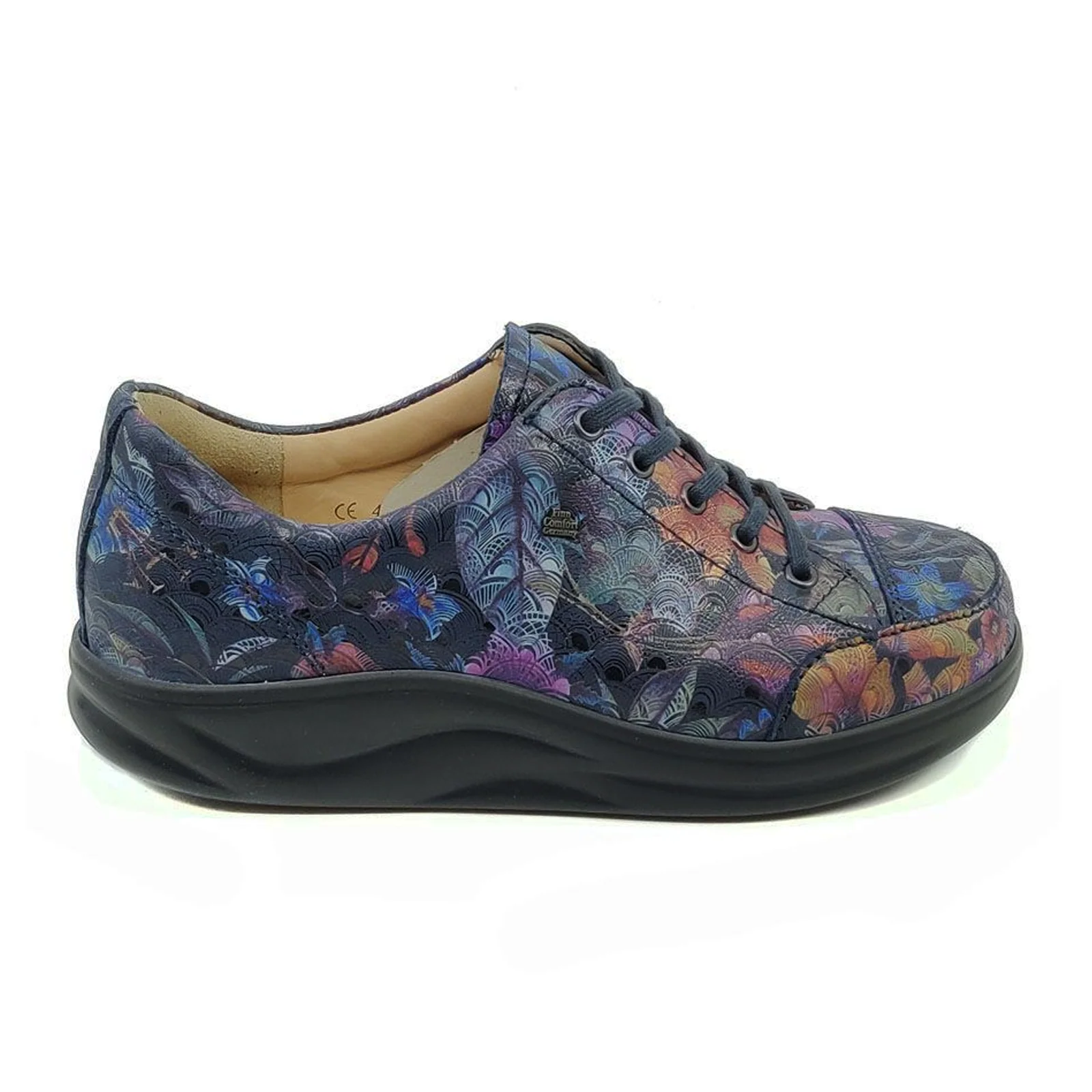 Finn Comfort Ikebukuro Lace Up (Women) - Dark Blue Irpino