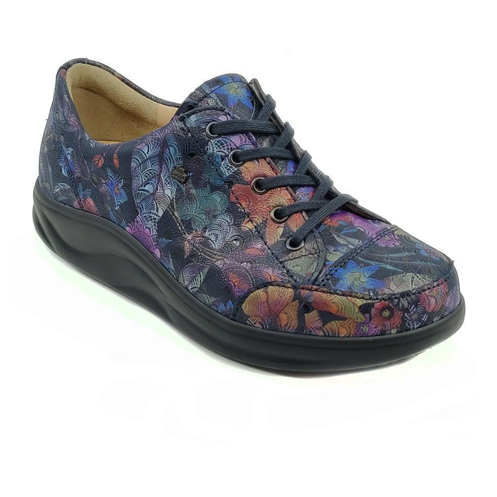 Finn Comfort Ikebukuro Lace Up (Women) - Dark Blue Irpino - Image 2