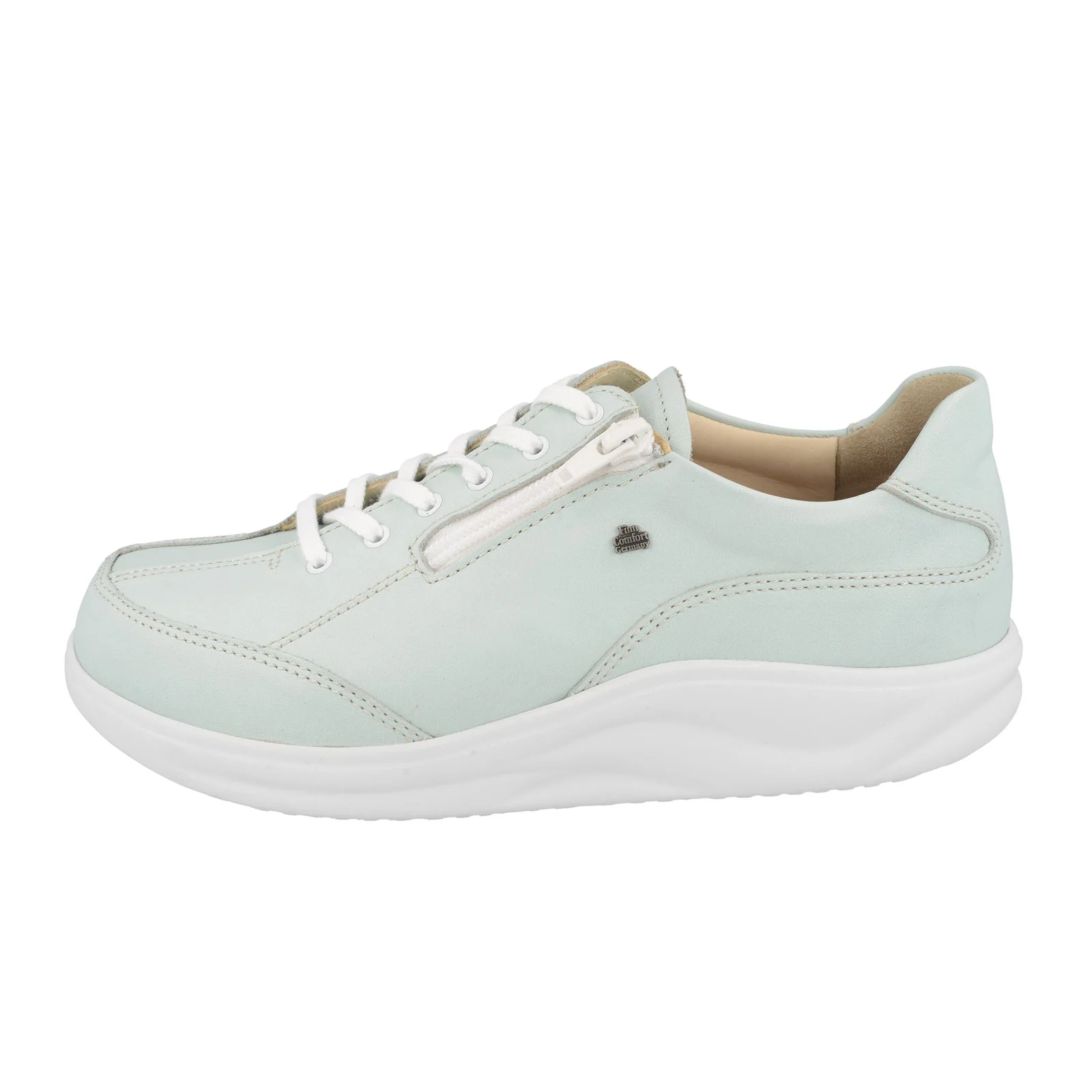 Finn Comfort Otaru Lace Up (Women) - Mint Nappa - Image 2