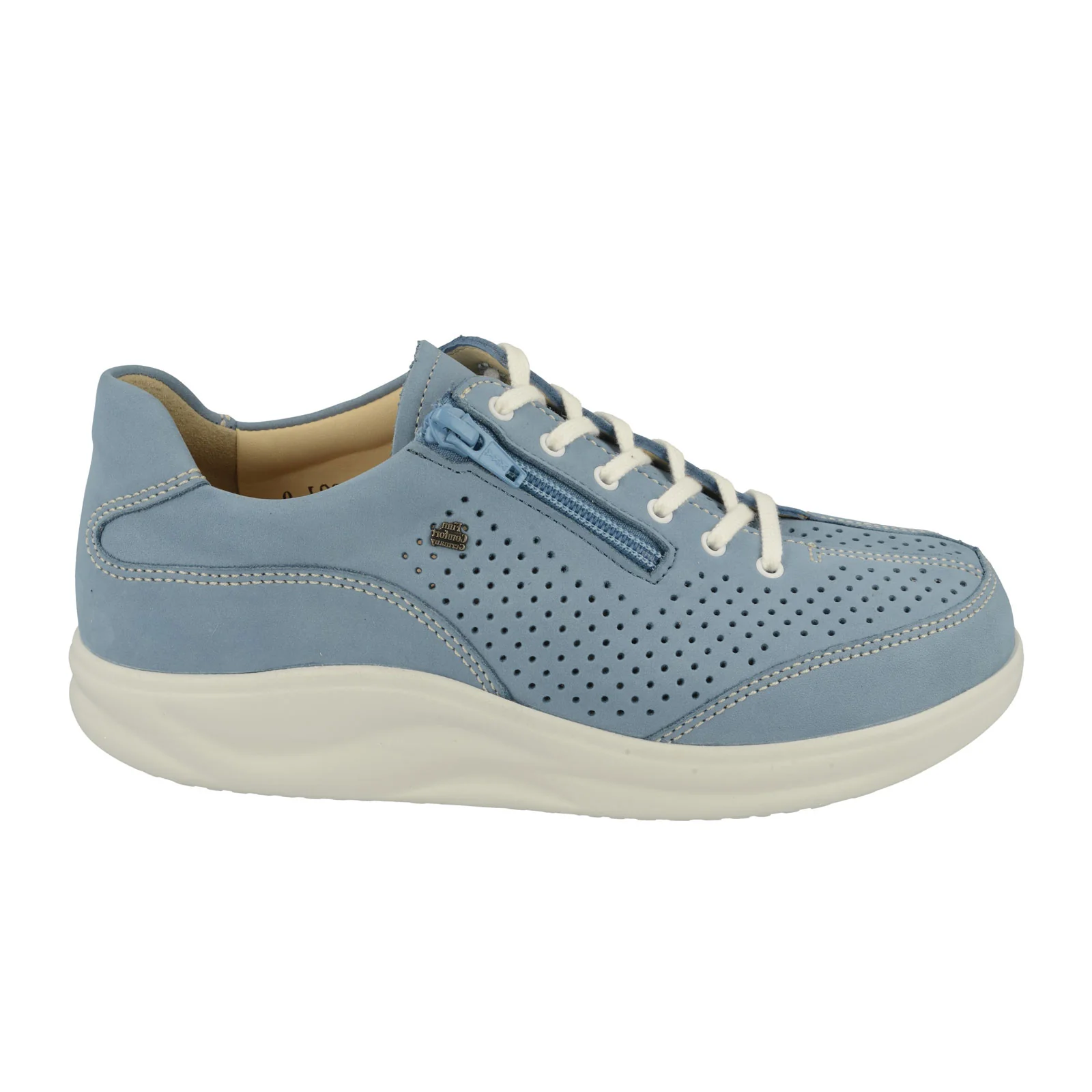 Finn Comfort Oze Sneaker (Women) - Blue Nubuck
