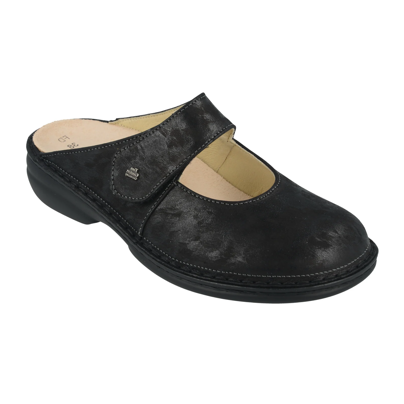 Finn Comfort Stanford Clog (Women) - Nero Vegas