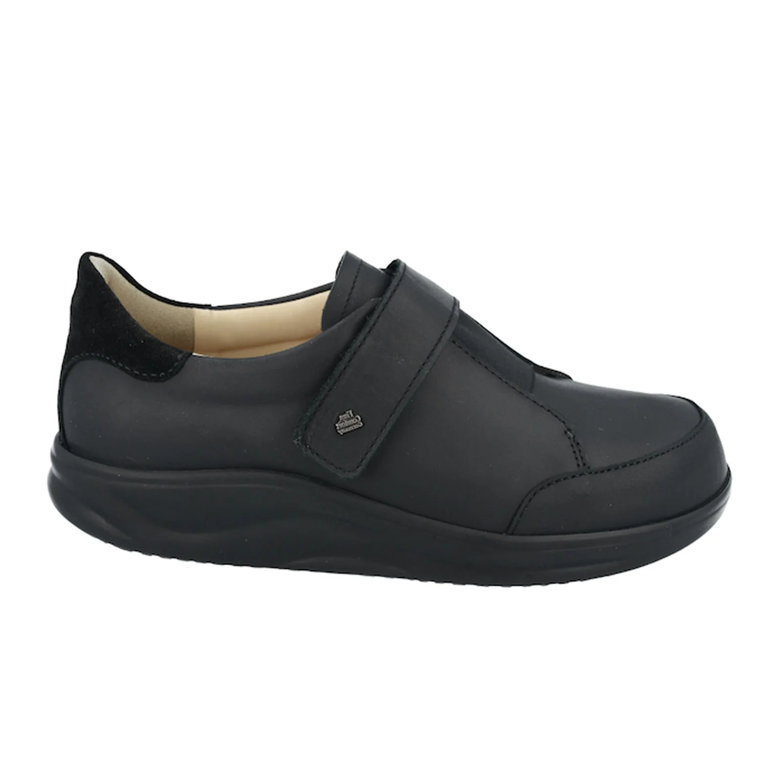 Finn Comfort Suzuka Slip On (Women) - Black Sirio Velour - Image 2