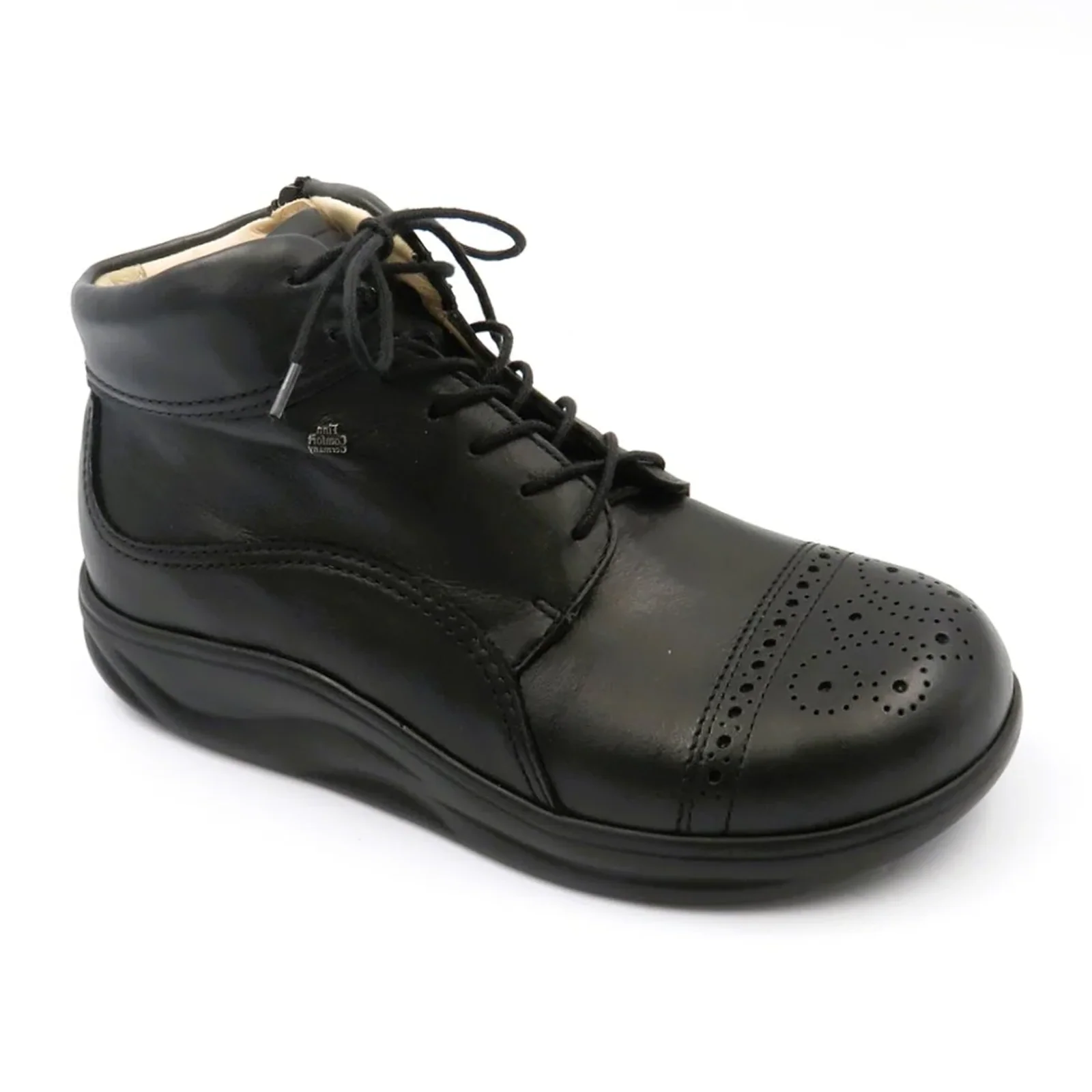 Finn Comfort Tsukubasan Boot (Women) - Black Nappa - Image 3