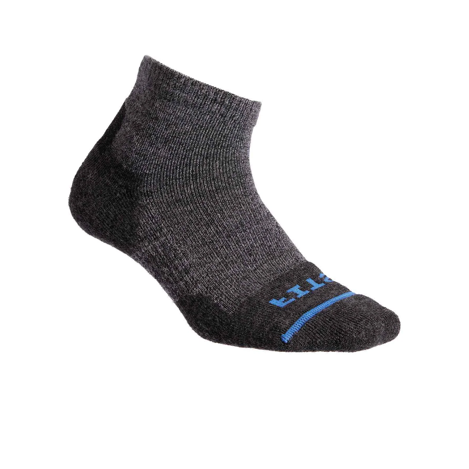 FITS F1003 Light Cushion Hiker Quarter Sock (Unisex) - Coal
