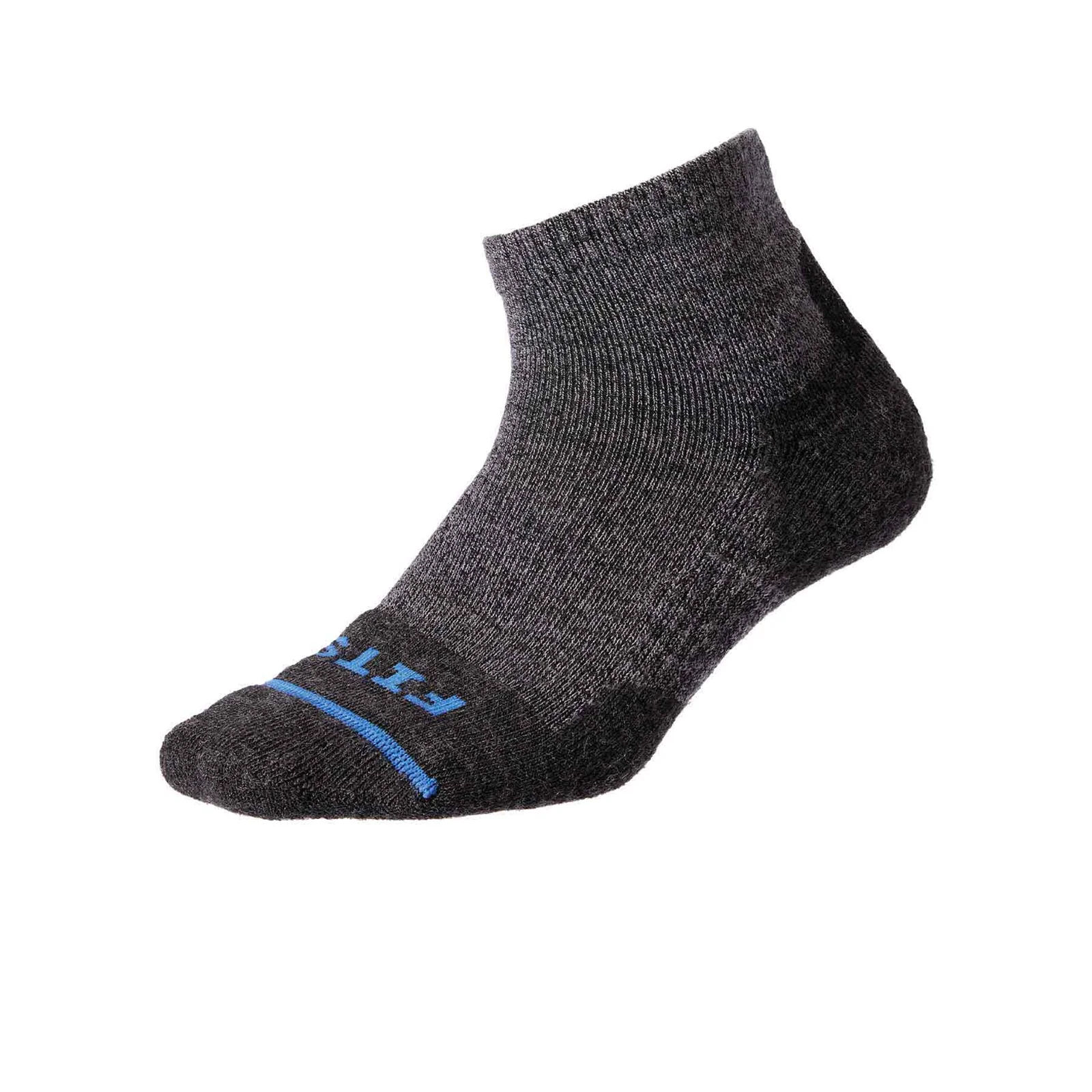 FITS F1003 Light Cushion Hiker Quarter Sock (Unisex) - Coal - Image 2