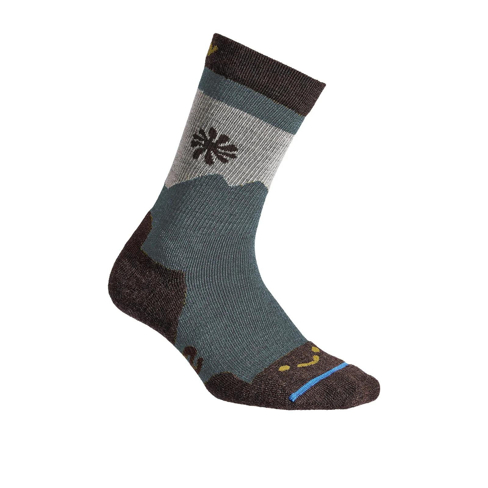 FITS Teton Too Light Cushion Hike Crew Sock (Unisex) - Dark Forest