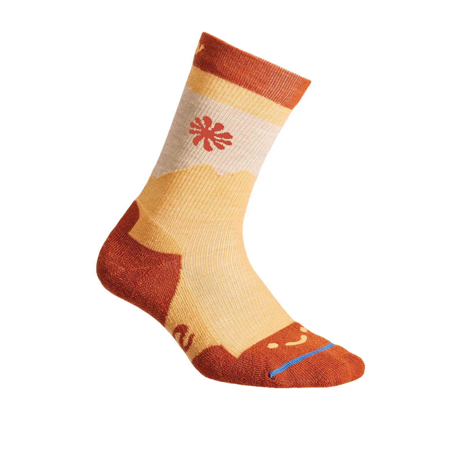 FITS Teton Too Light Cushion Hike Crew Sock (Unisex) - Oak Buff