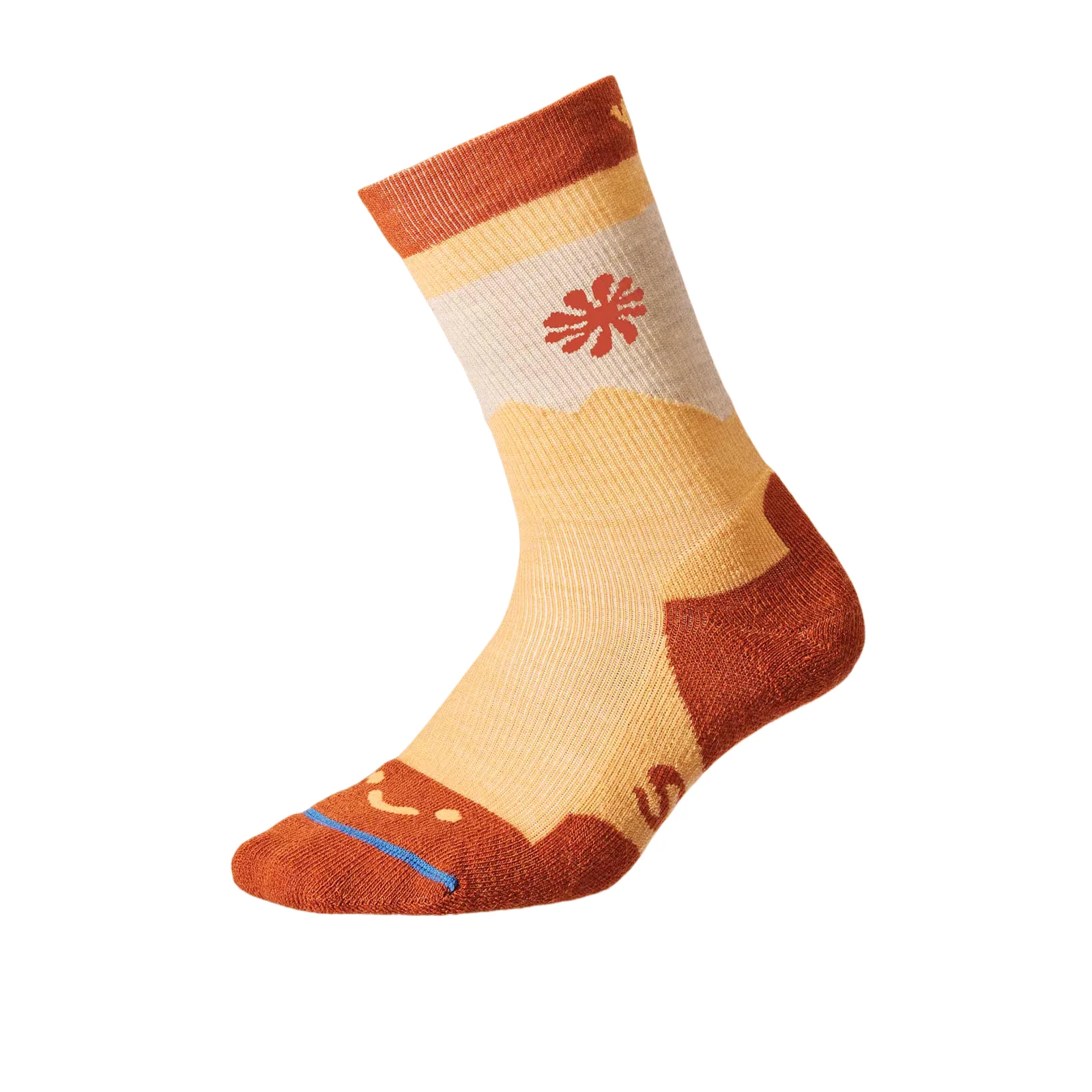 FITS Teton Too Light Cushion Hike Crew Sock (Unisex) - Oak Buff - Image 2