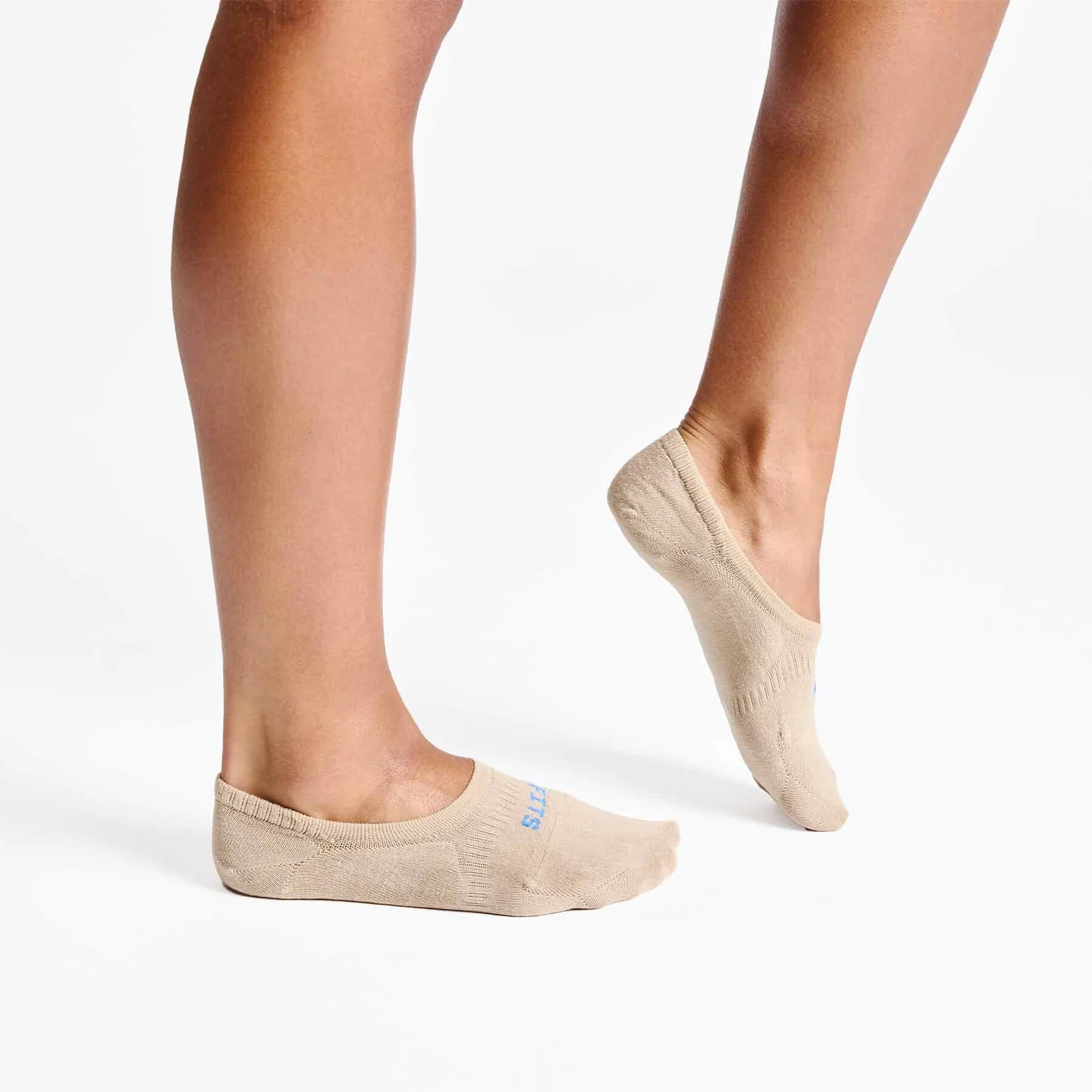 FITS F5075 Ultra Light Invisible No Show Sock (Unisex) - Beige - Image 5