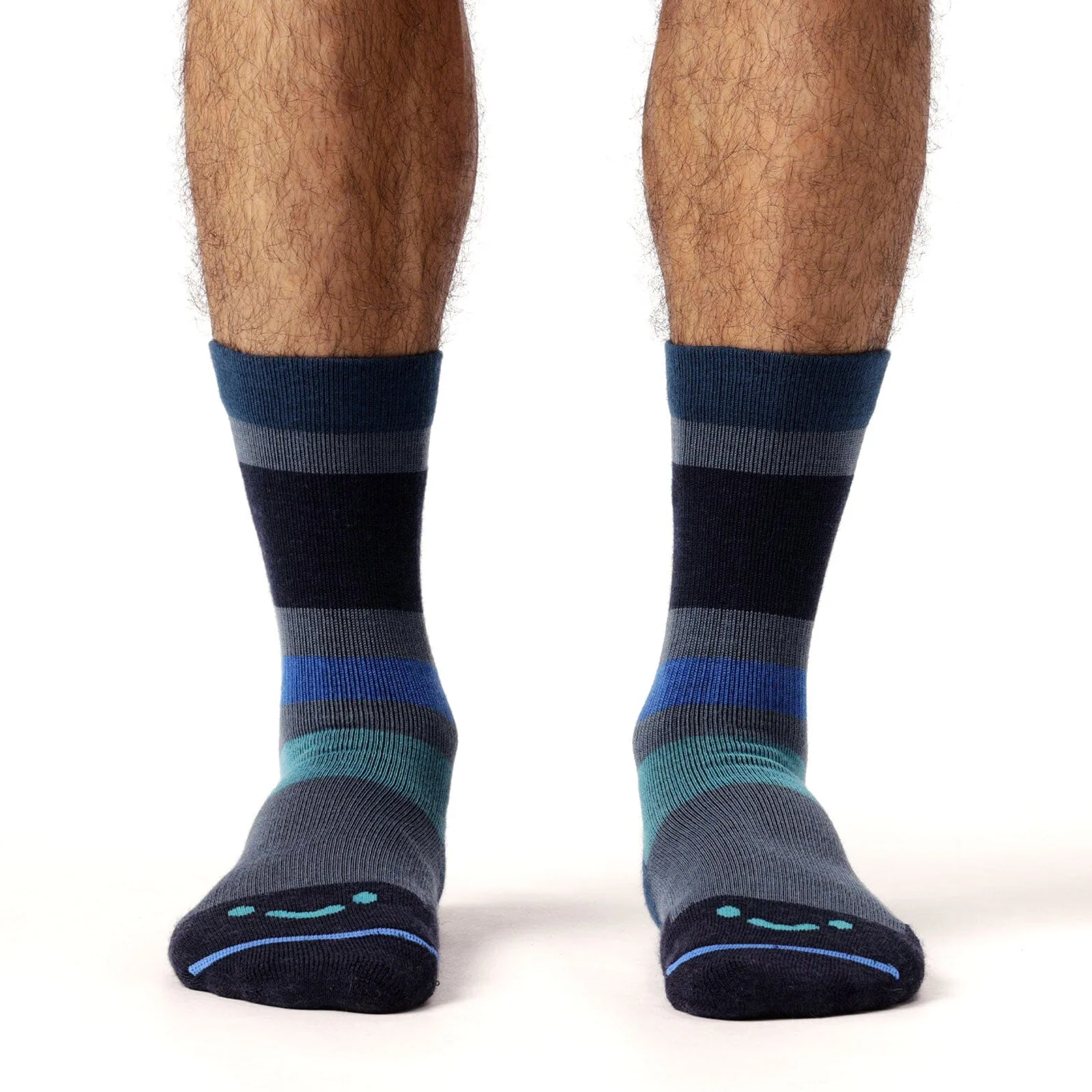 FITS F8007 Hermiston Ultra Light Crew Sock (Unisex) - Blues - Image 2