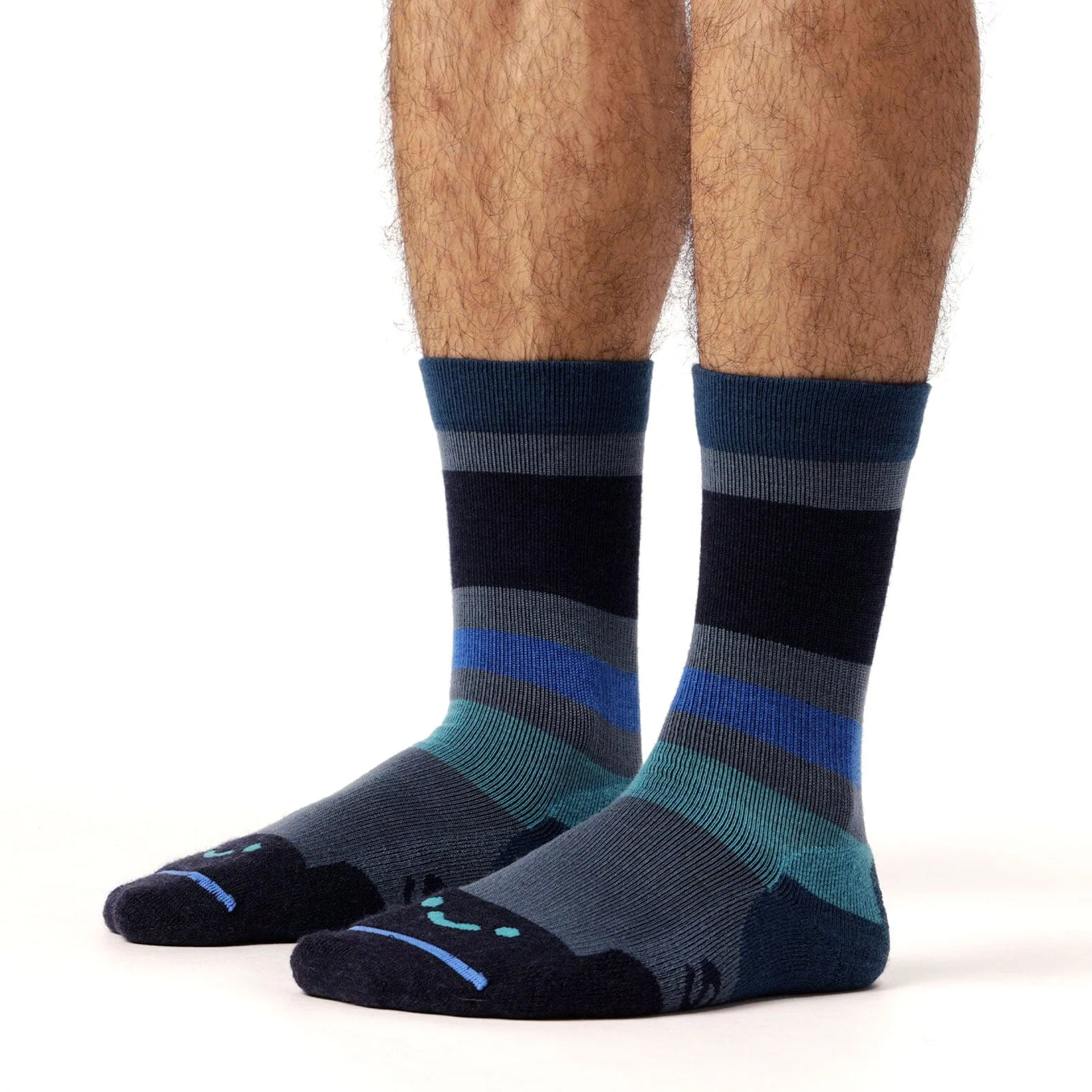 FITS F8007 Hermiston Ultra Light Crew Sock (Unisex) - Blues - Image 3