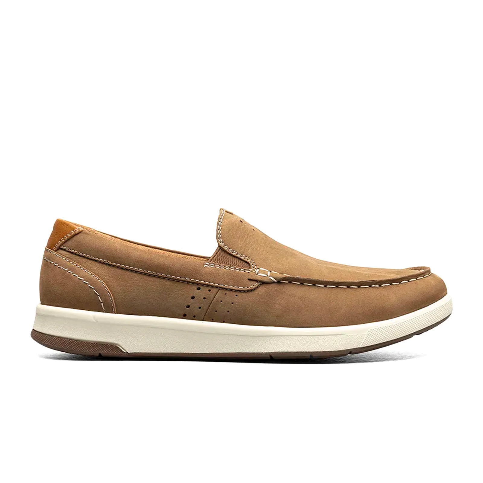 Florsheim Crossover Moc Toe Slip On (Men) - Mushroom Nubuck