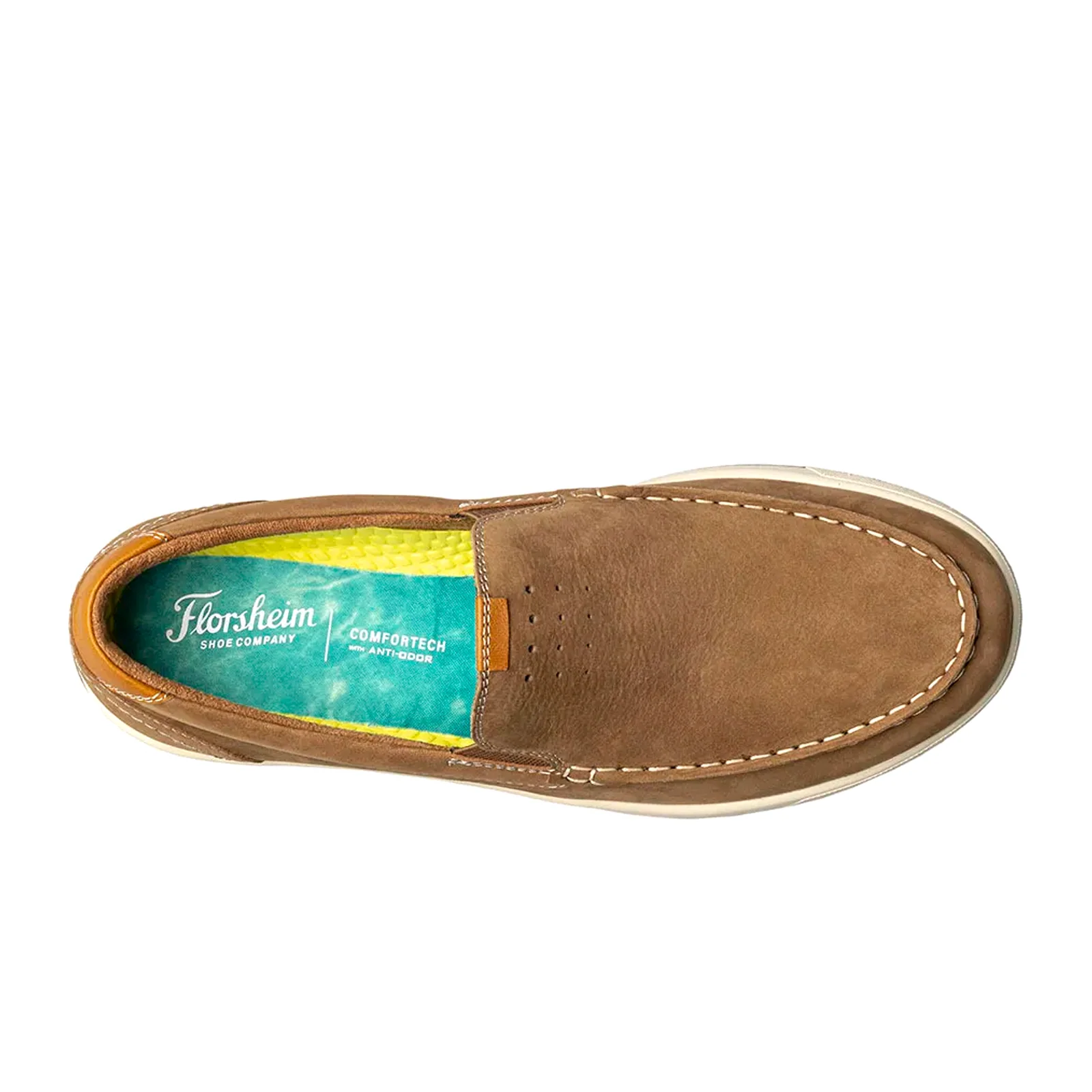 Florsheim Crossover Moc Toe Slip On (Men) - Mushroom Nubuck - Image 6