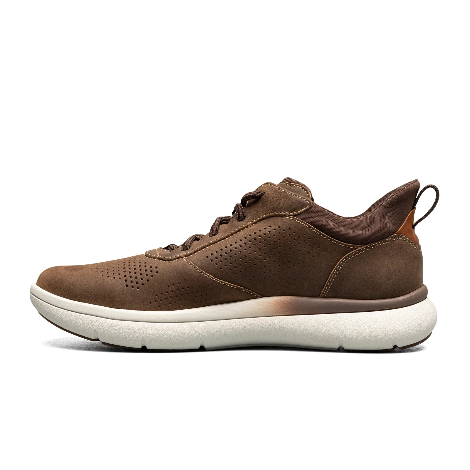 Florsheim Fleet Perf Toe Elastic Lace Sneaker (Men) - Brown - Image 2