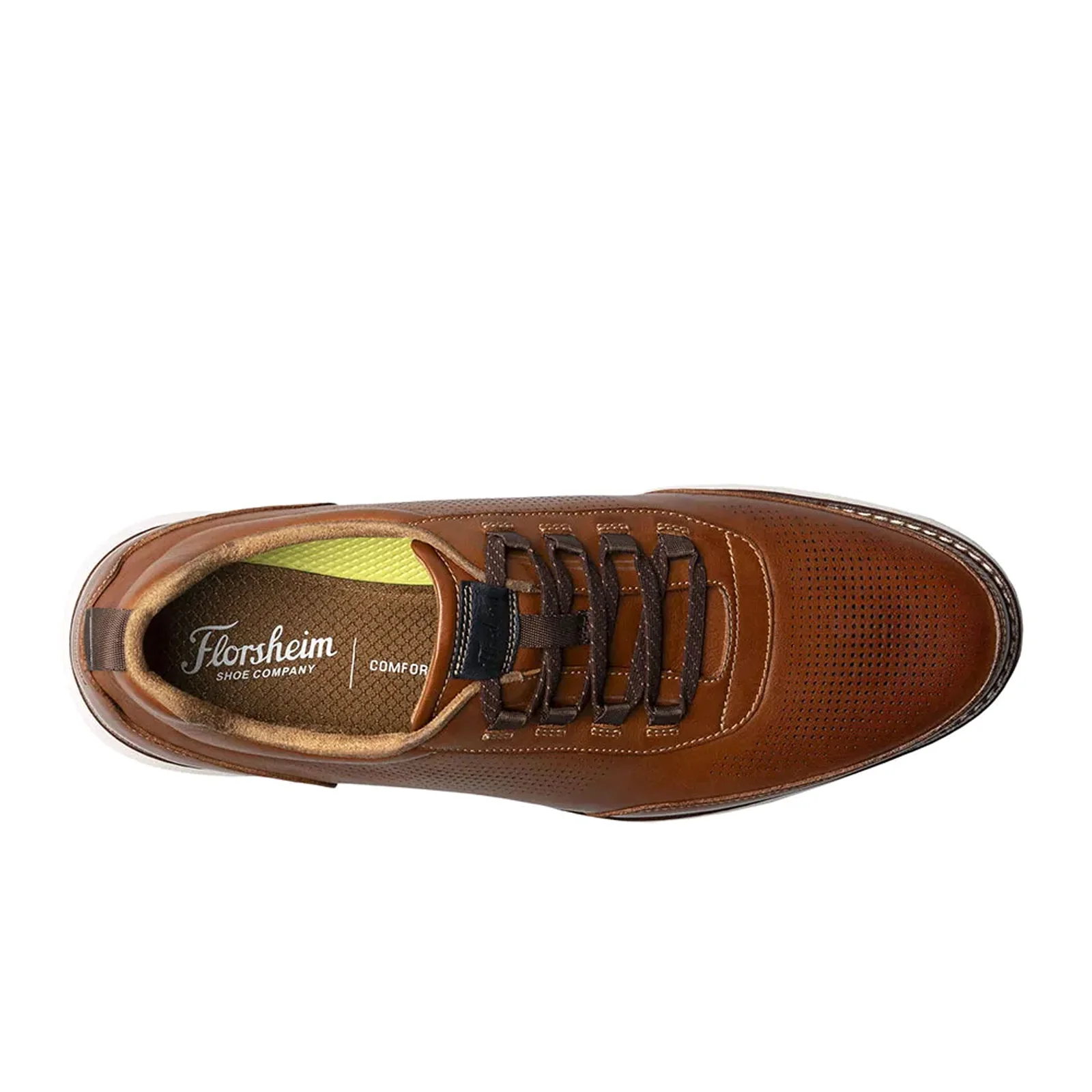 Florsheim Launch Elastic Lace Slip On (Men) - Cognac Multi - Image 6