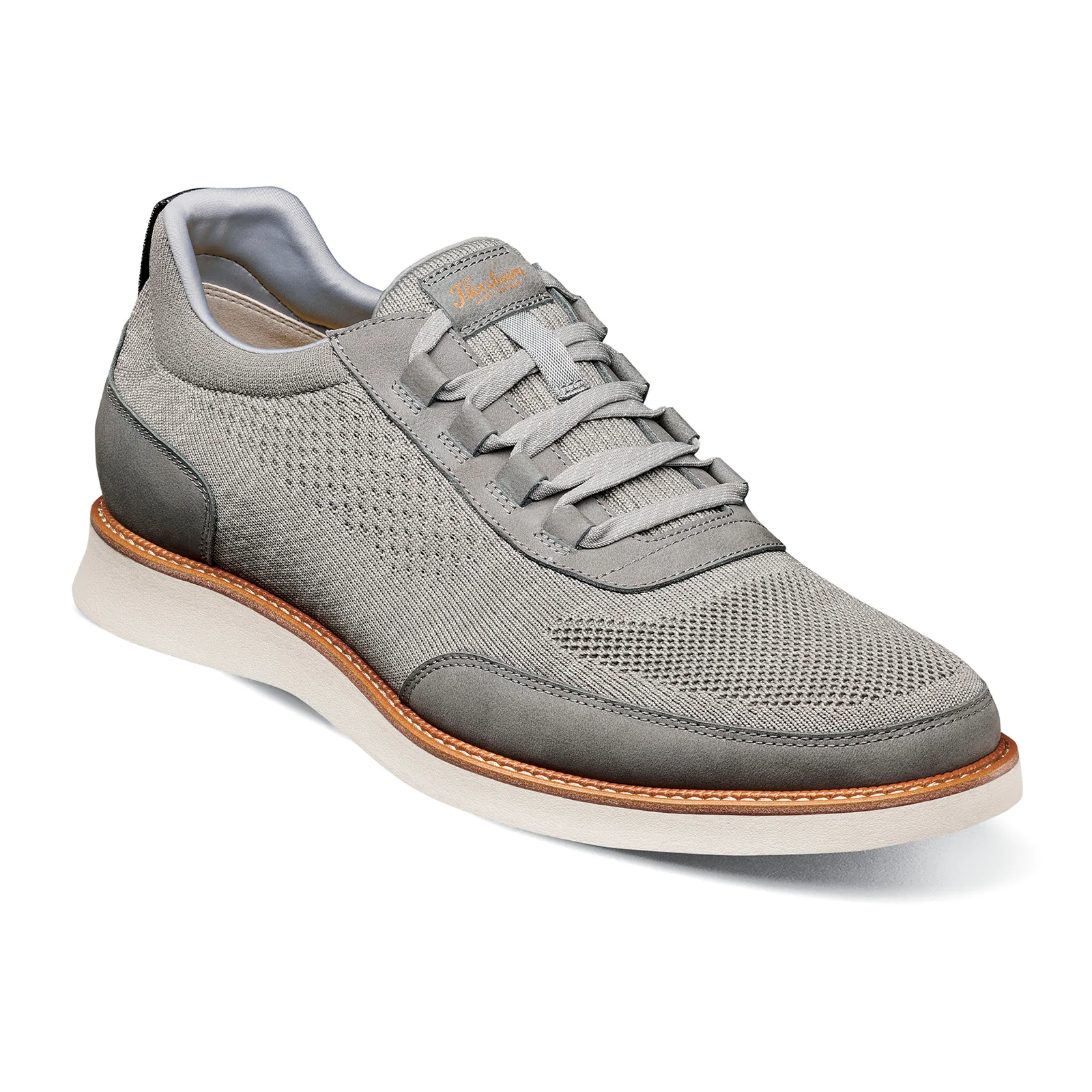 Florsheim Launch Knit Elastic Lace Slip On (Men) - Gray - Image 3