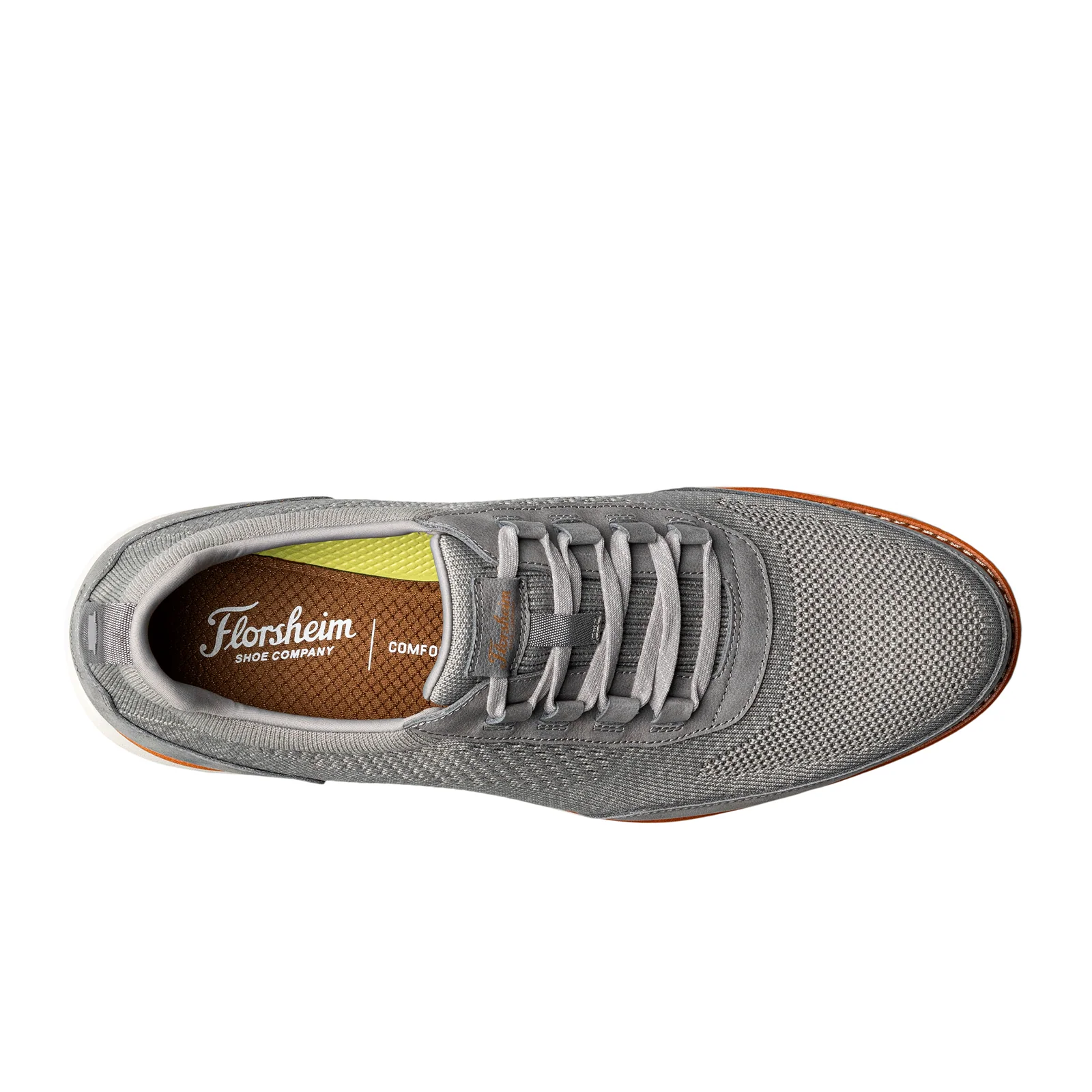 Florsheim Launch Knit Elastic Lace Slip On (Men) - Gray - Image 7