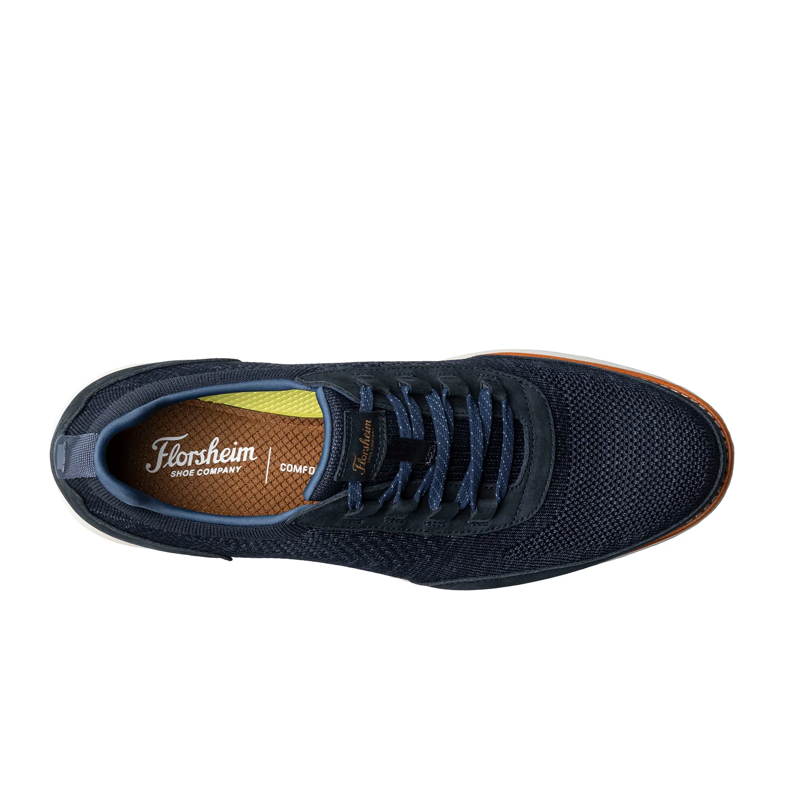 Florsheim Launch Knit Elastic Lace Slip On (Men) - Navy - Image 7