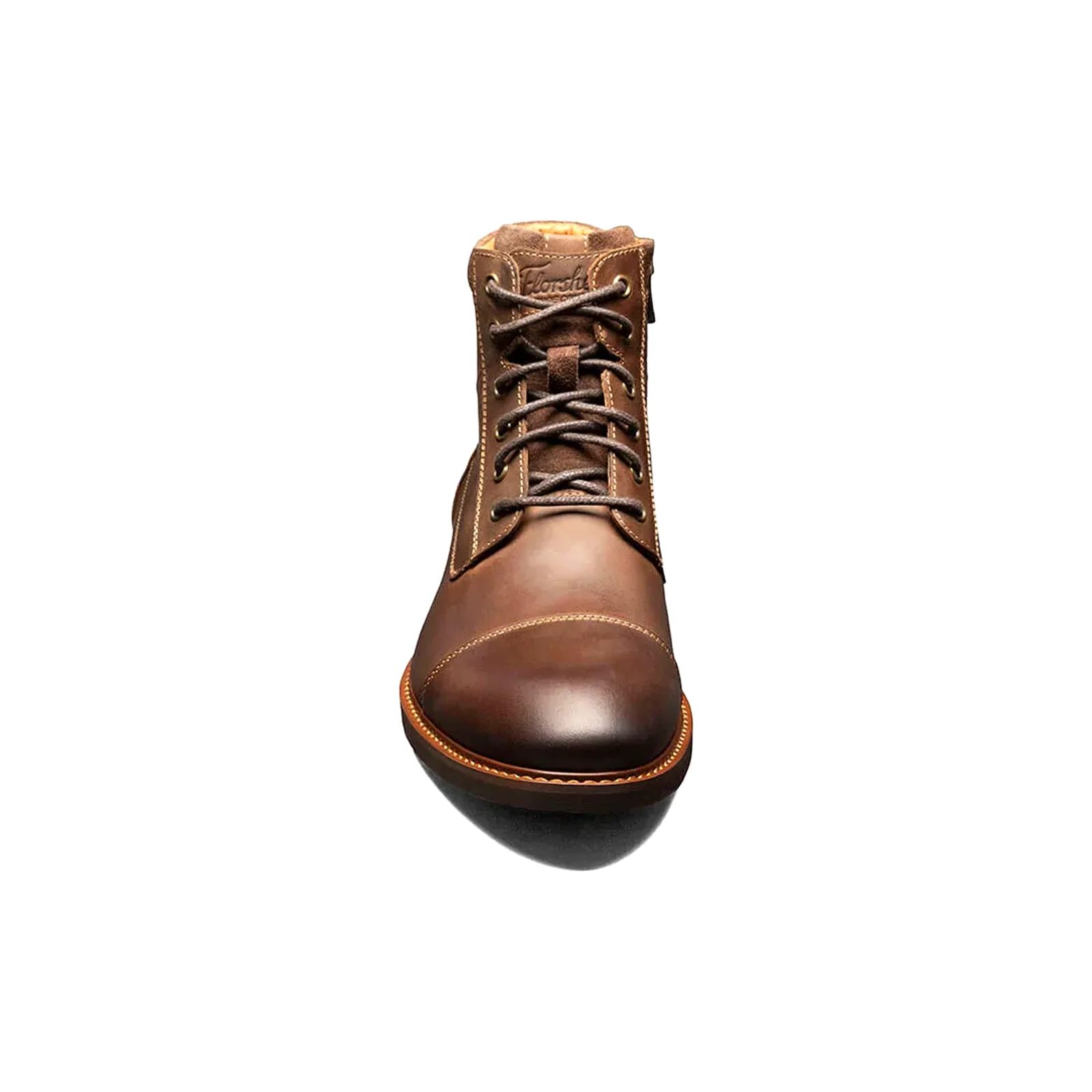 Florsheim Lodge Cap Toe Lace Up Boot (Men) - Brown Crazy Horse - Image 4